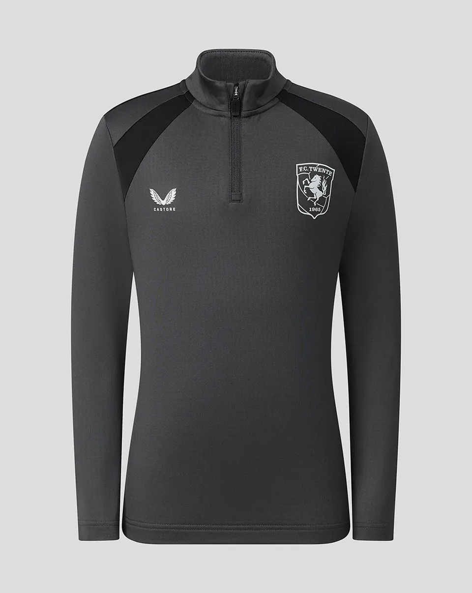 Twente Training 26/27 felpa midlayer junior grigia 146