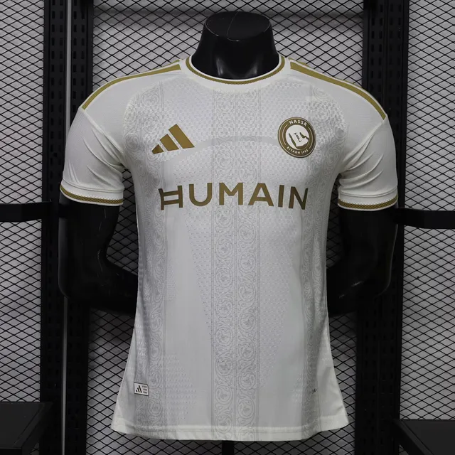 Tifoso Store Player Version Terza Maglia Al-Nassr 2026/27 calcio bianco oro