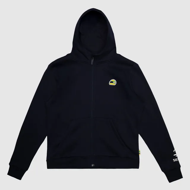 Senna Legacy Helmet Zip Hoodie felpa navy zip