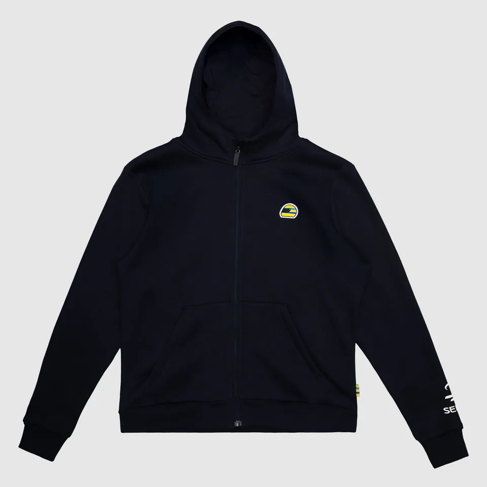 Senna Legacy Helmet Zip Hoodie felpa navy zip
