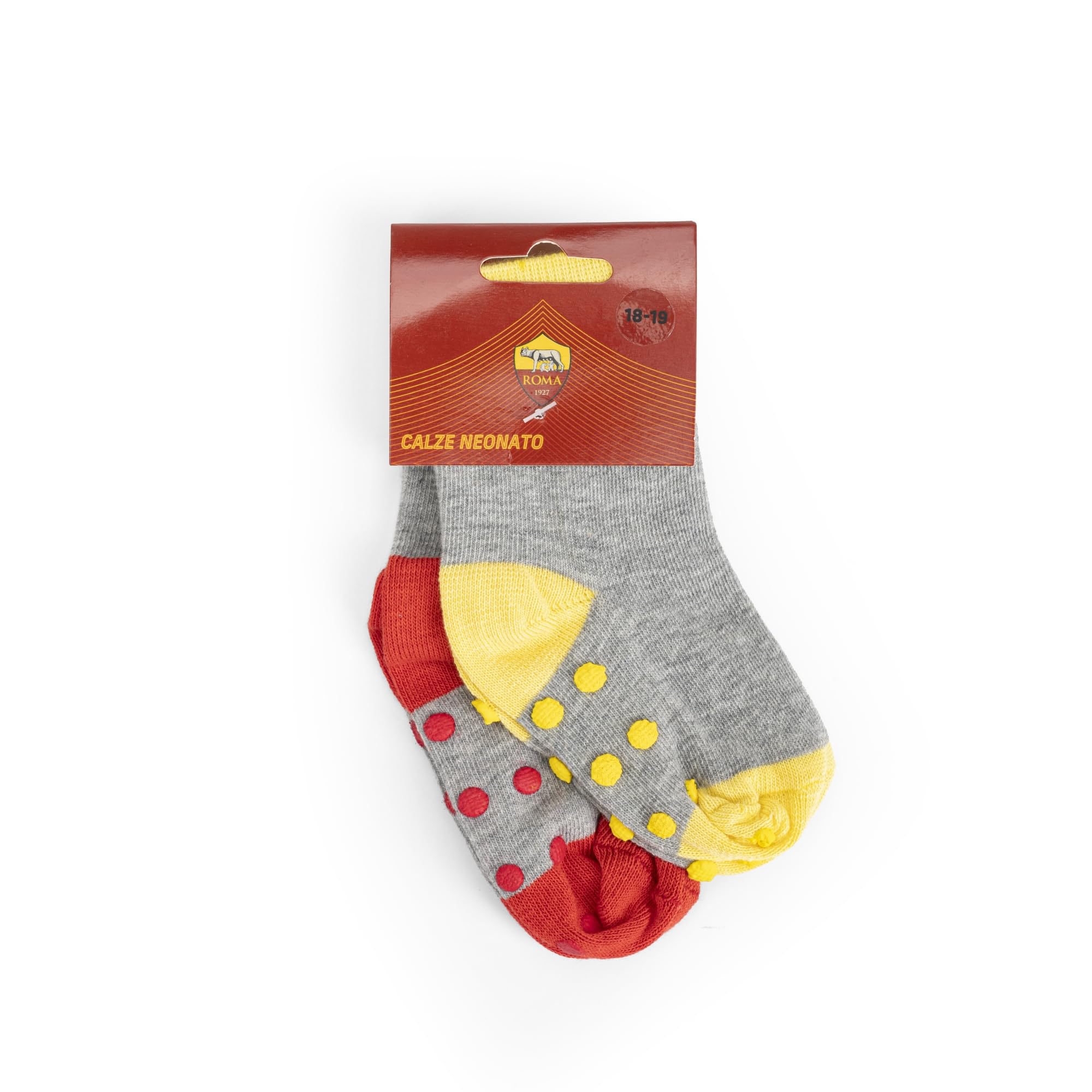 Roma Fanshop Baby Calzini 2 paia antiscivolo 20-21