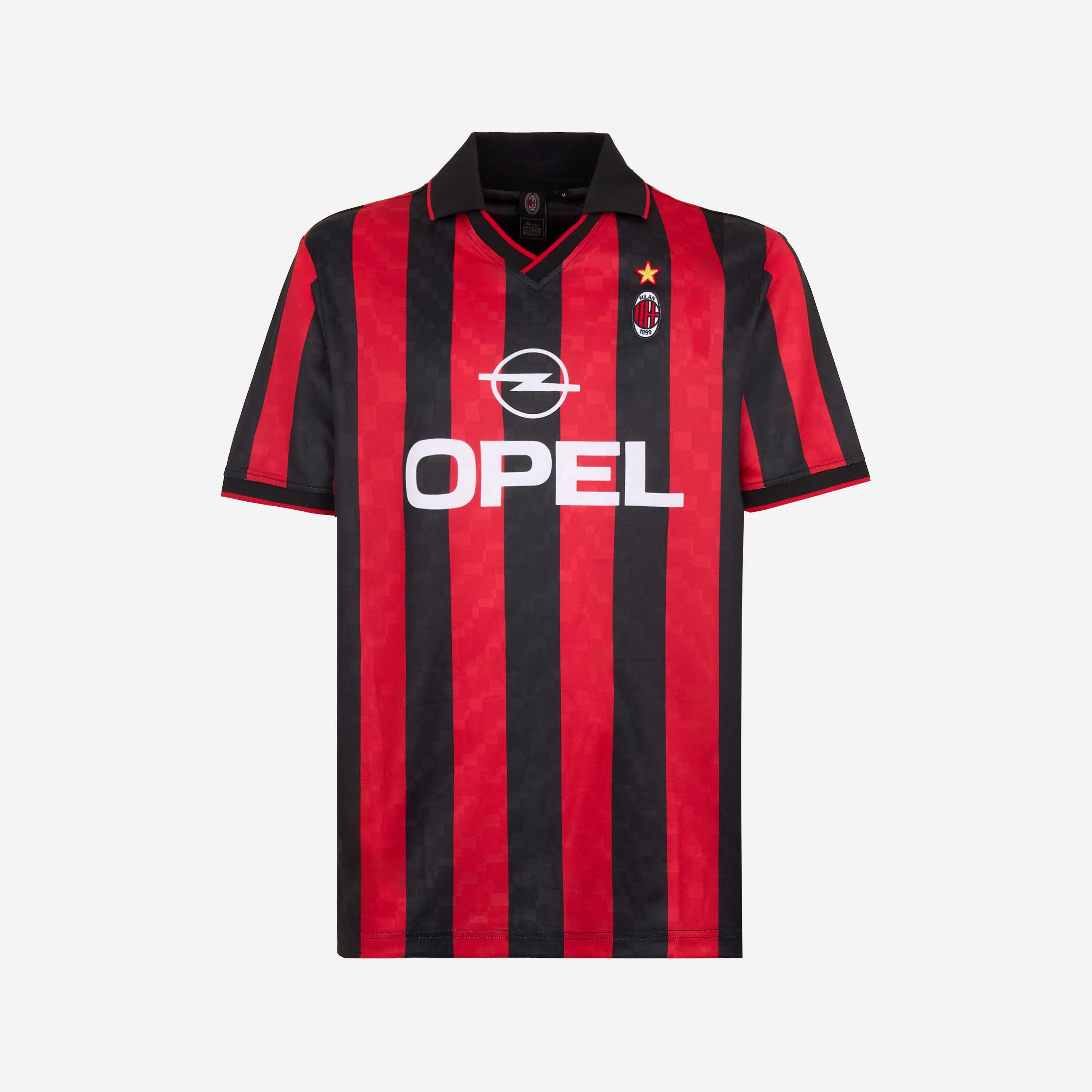 AC Milan Maglie Retro 1995/96 Maglia Home Righe Rossonere