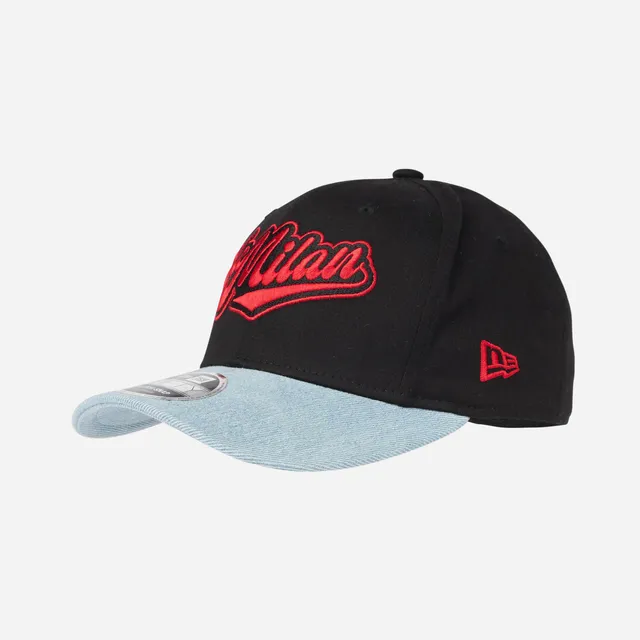 AC Milan Cappello 9FIFTY New Era Visiera Denim Nero
