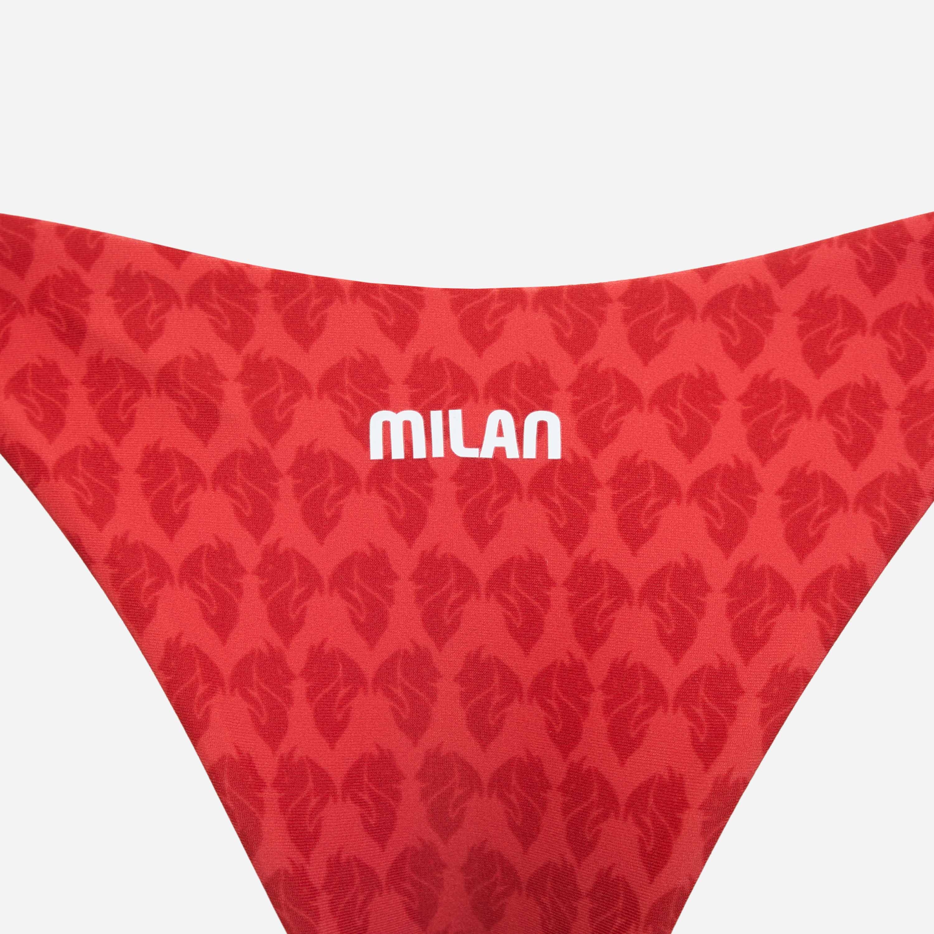 Milan Devil Bikini costume mare rosso taglia M brasiliana