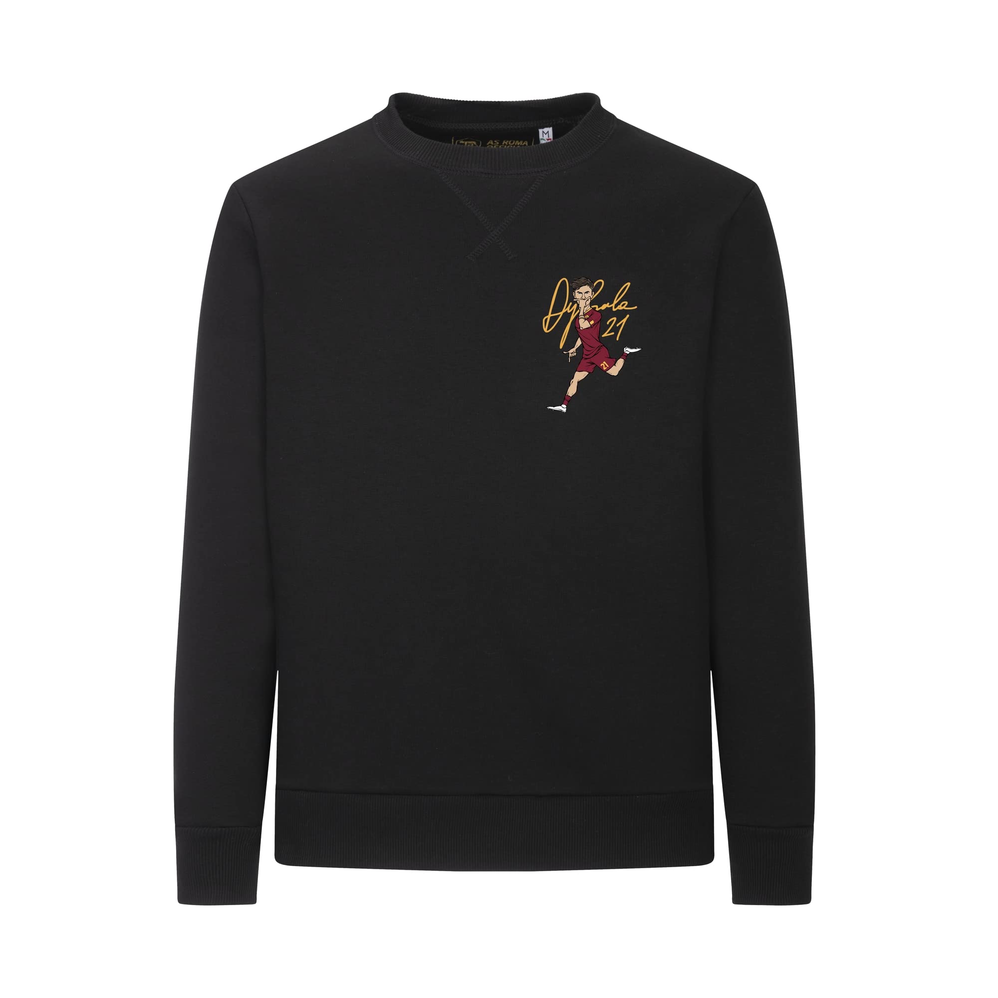 Roma Fanshop Baby Dybala II felpa girocollo nera 10 anni