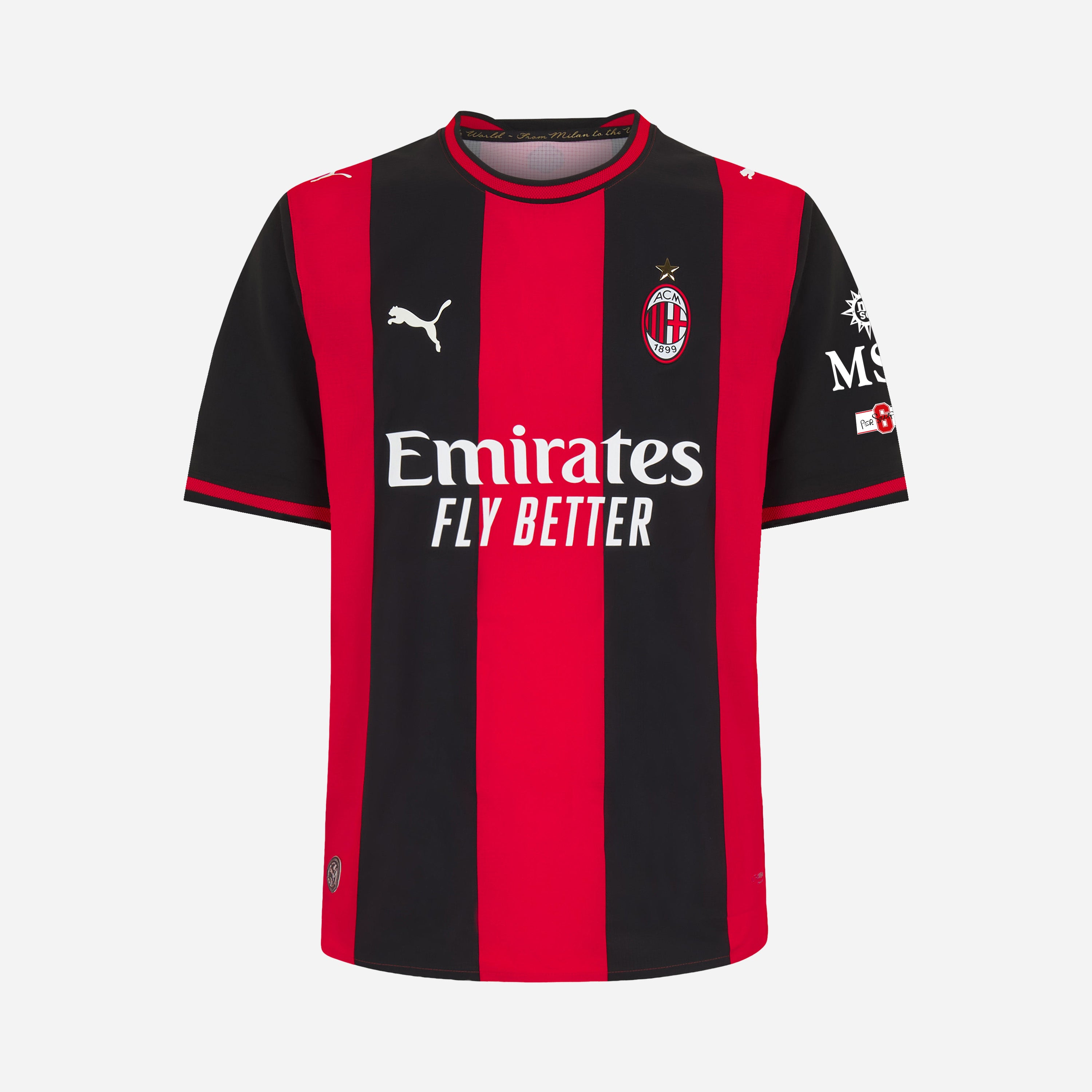 AC Milan Kit Gara Home Authentic 2026/27 Maglia Uomo M