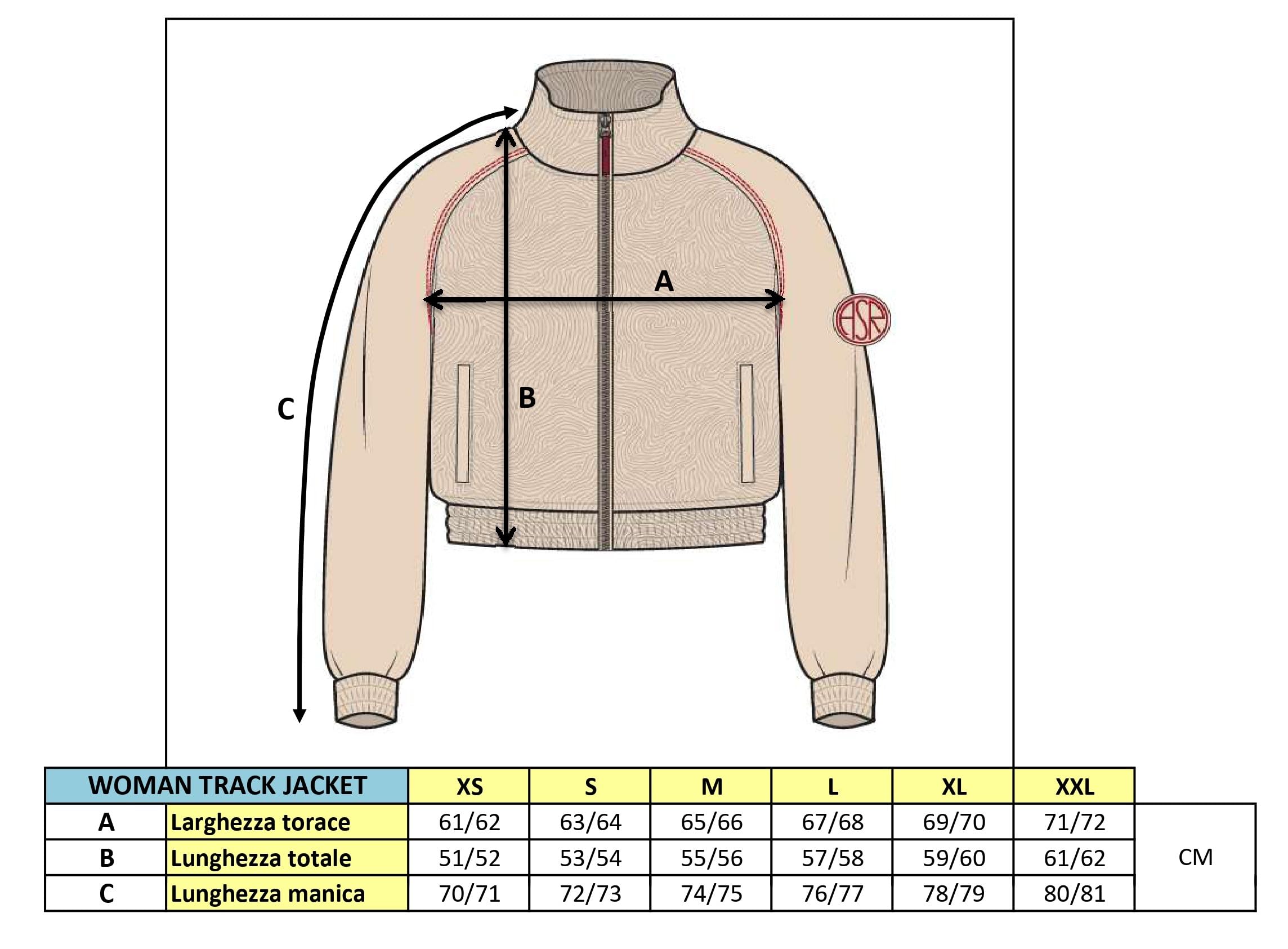 AS Roma Imprinting Track Jacket giacca tuta crema L Corto