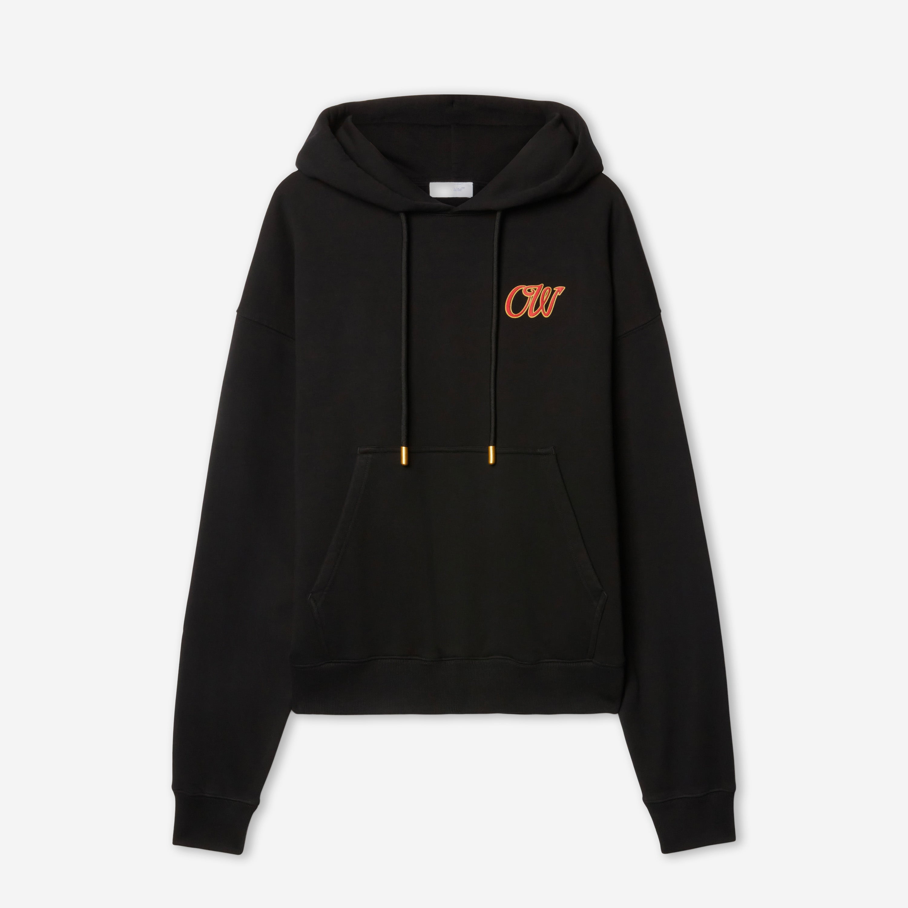 AC Milan x Off-White Felpa con Cappuccio 125 Cotone Nera