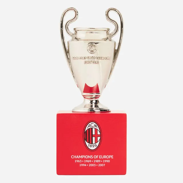 AC Milan Replica Coppa su Piedistallo Champions League Taglia Unica