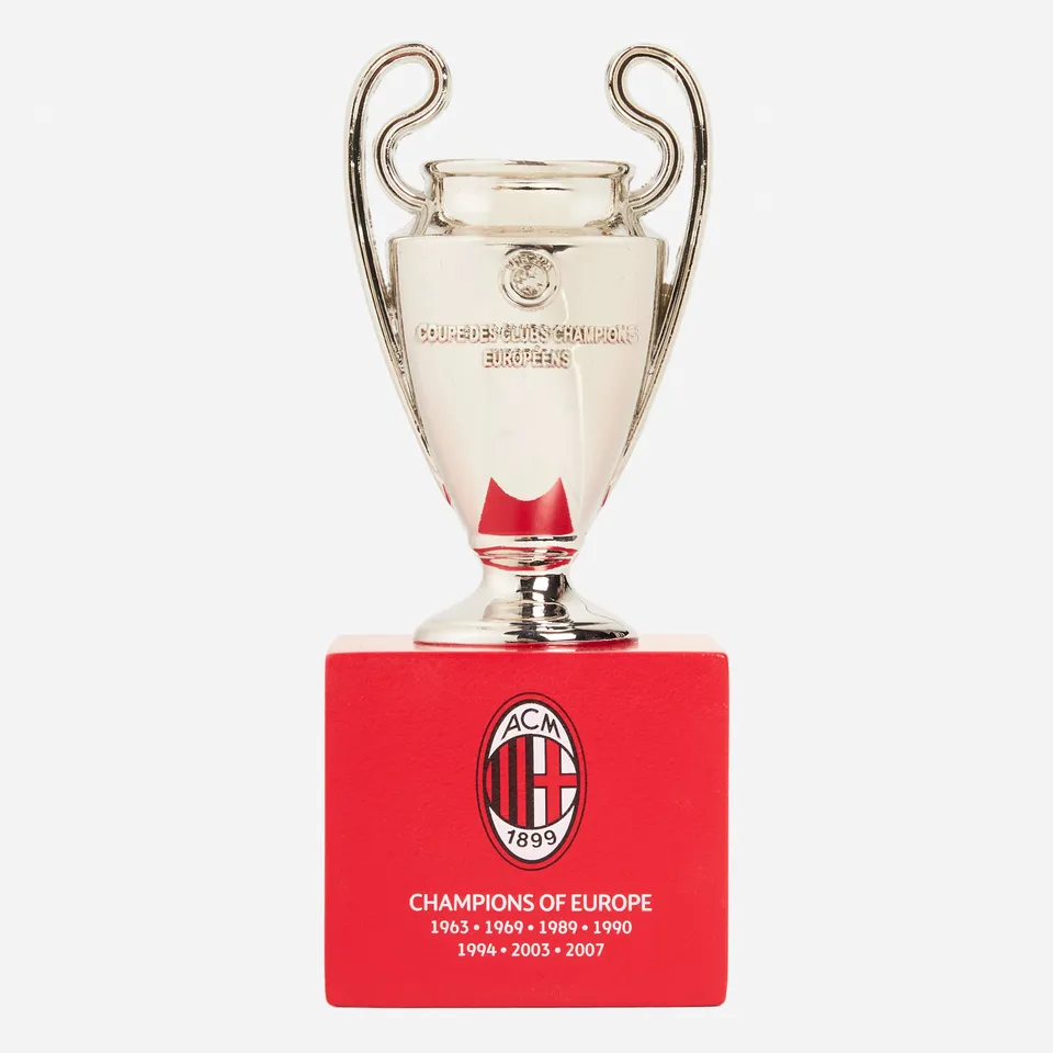 AC Milan Replica Coppa su Piedistallo Champions League Taglia Unica