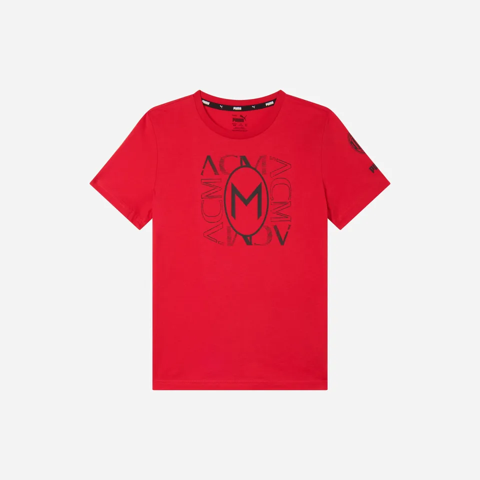 AC Milan Football Core t-shirt bambino 10 anni nera
