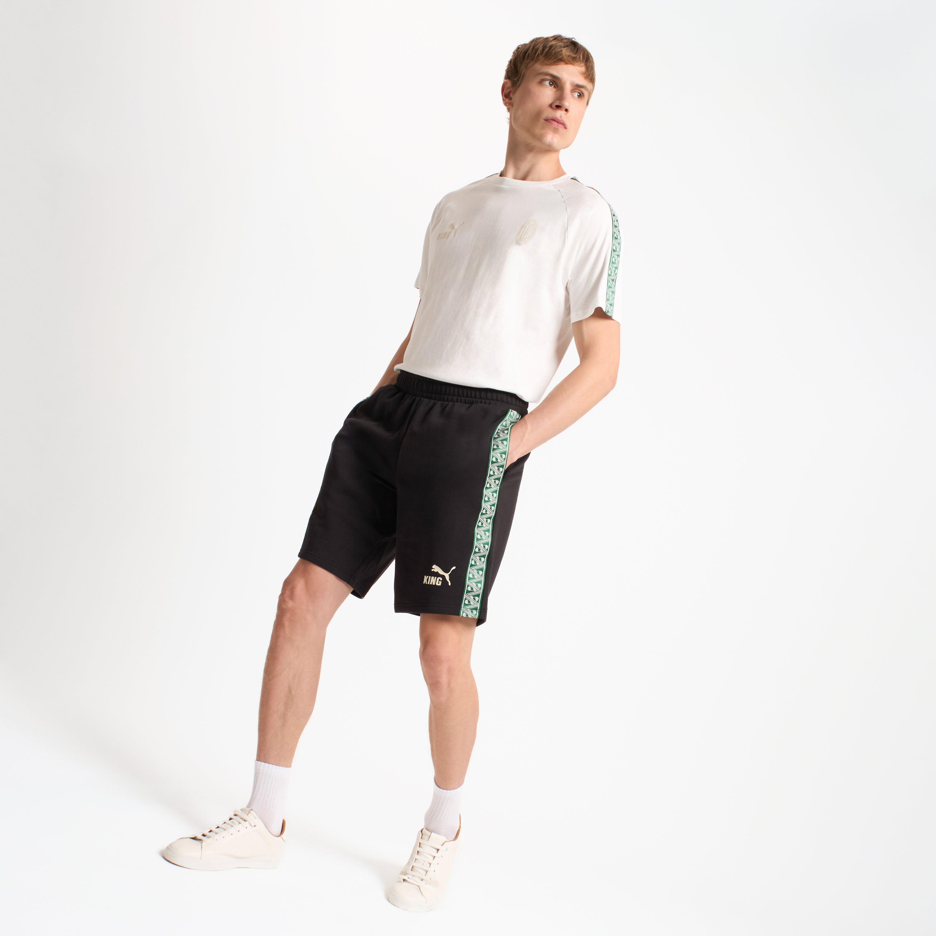 AC Milan King Collection Shorts Pantaloncini Neri Uomo