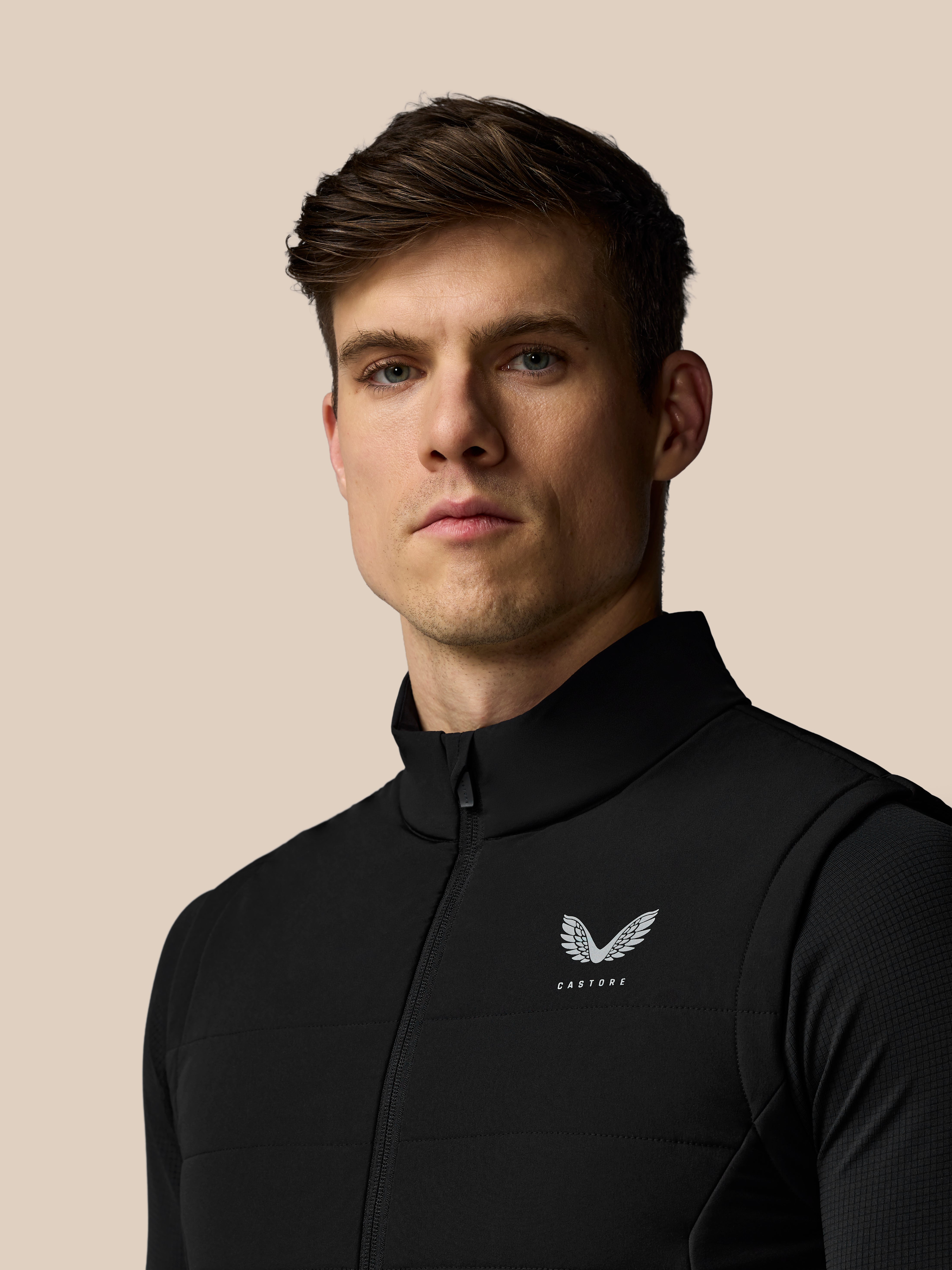 Twente Castore Apex Gilet Training Nero M Smanicato Uomo
