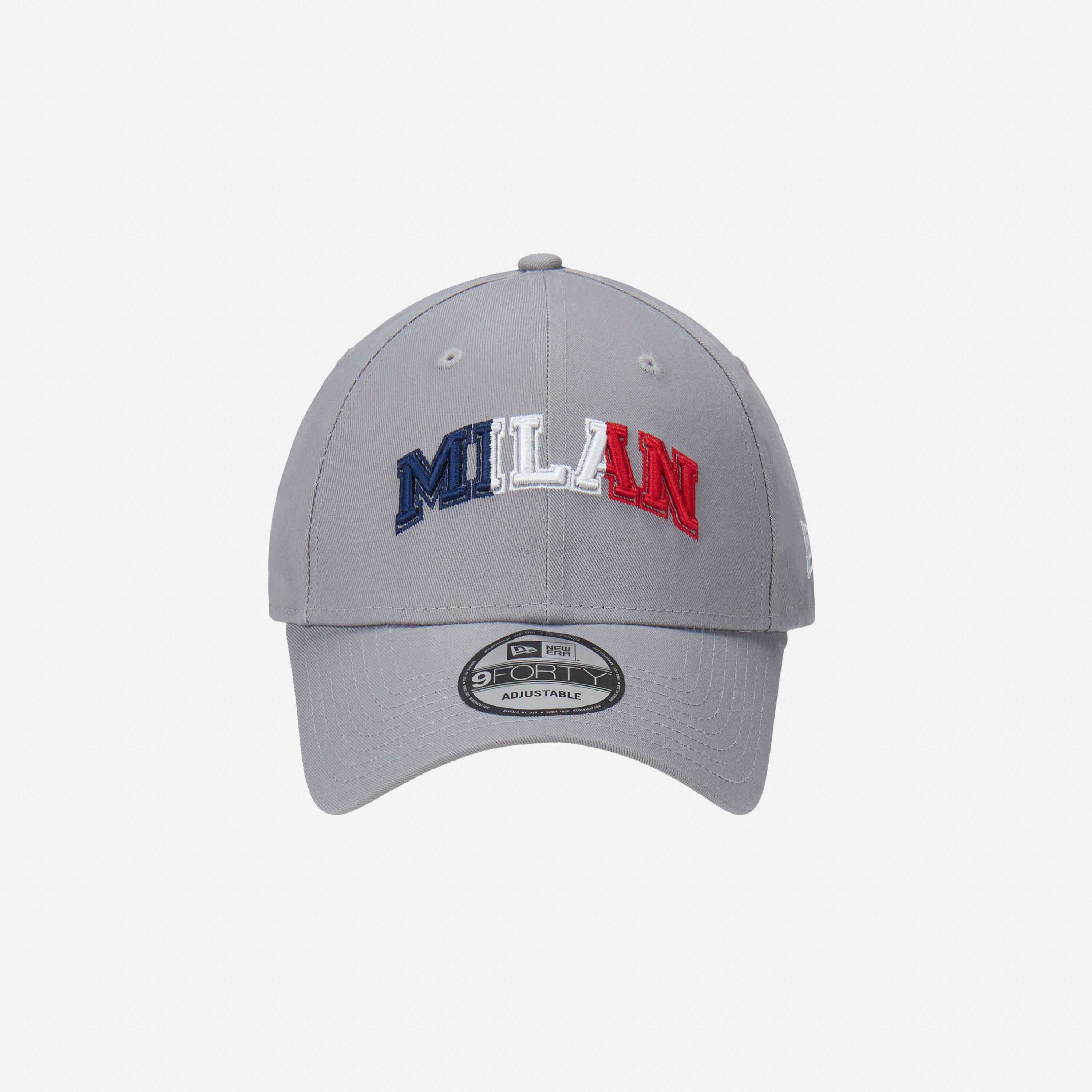 AC Milan New Era 9Forty Cappello Cotone Bandiera Francese