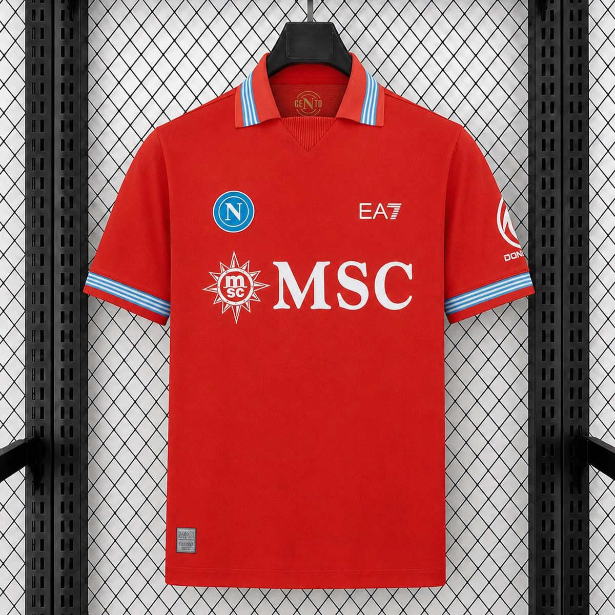 Tifoso Store Napoli Third 2026/27 maglia rossa versione fan