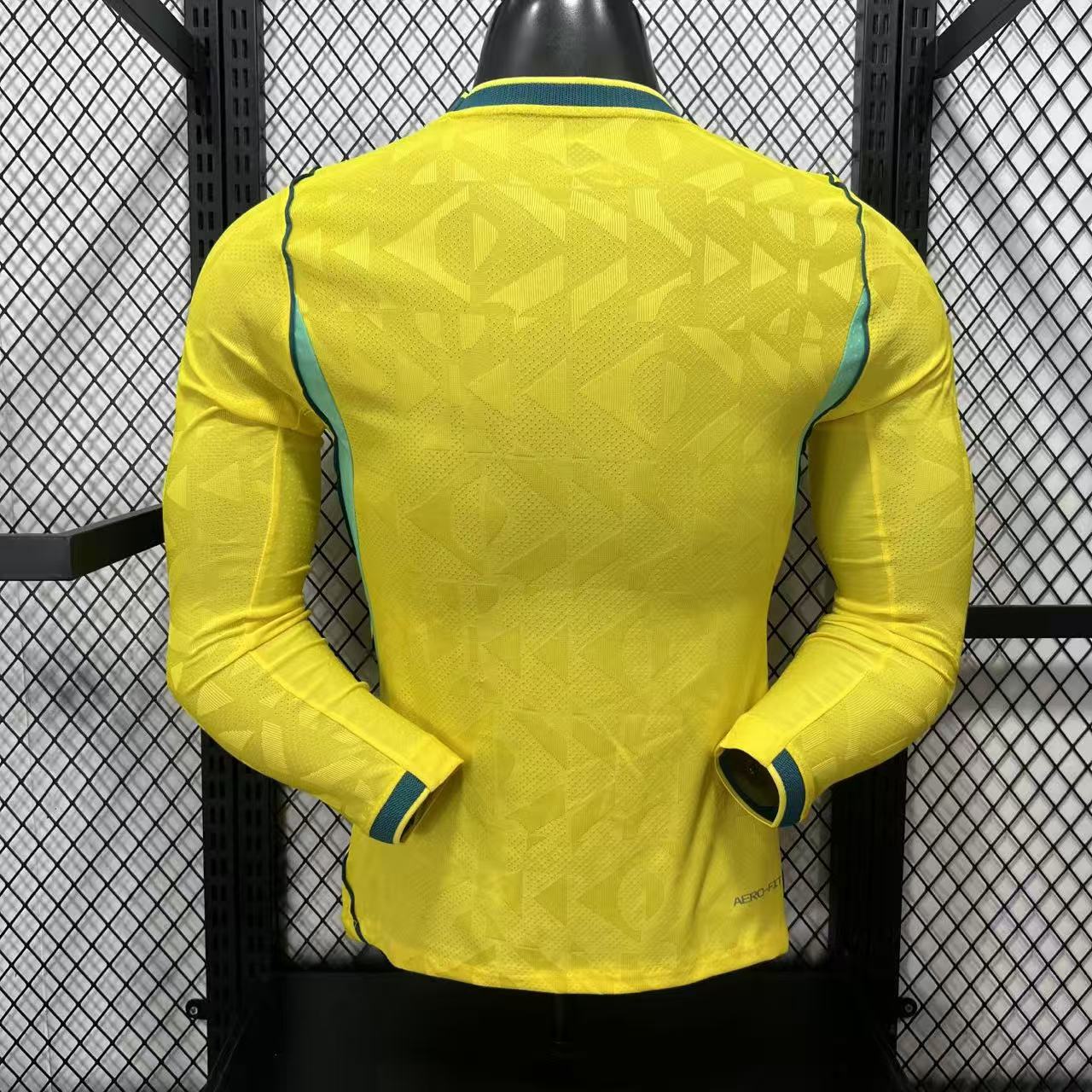 Tifoso Store Brasile 2026/27 maglia calcio manica lunga gialla
