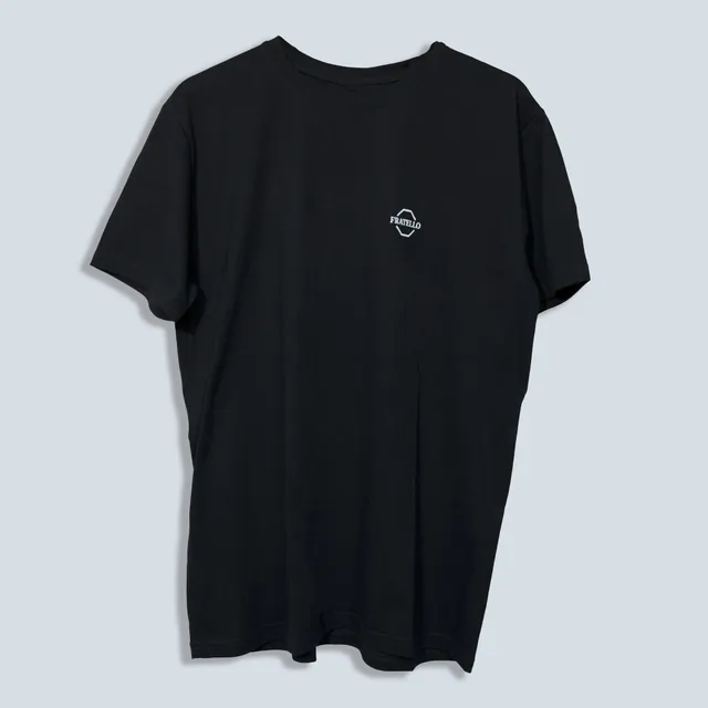 Fratello Essential T-Shirt Cotone Nera Taglia M Unisex