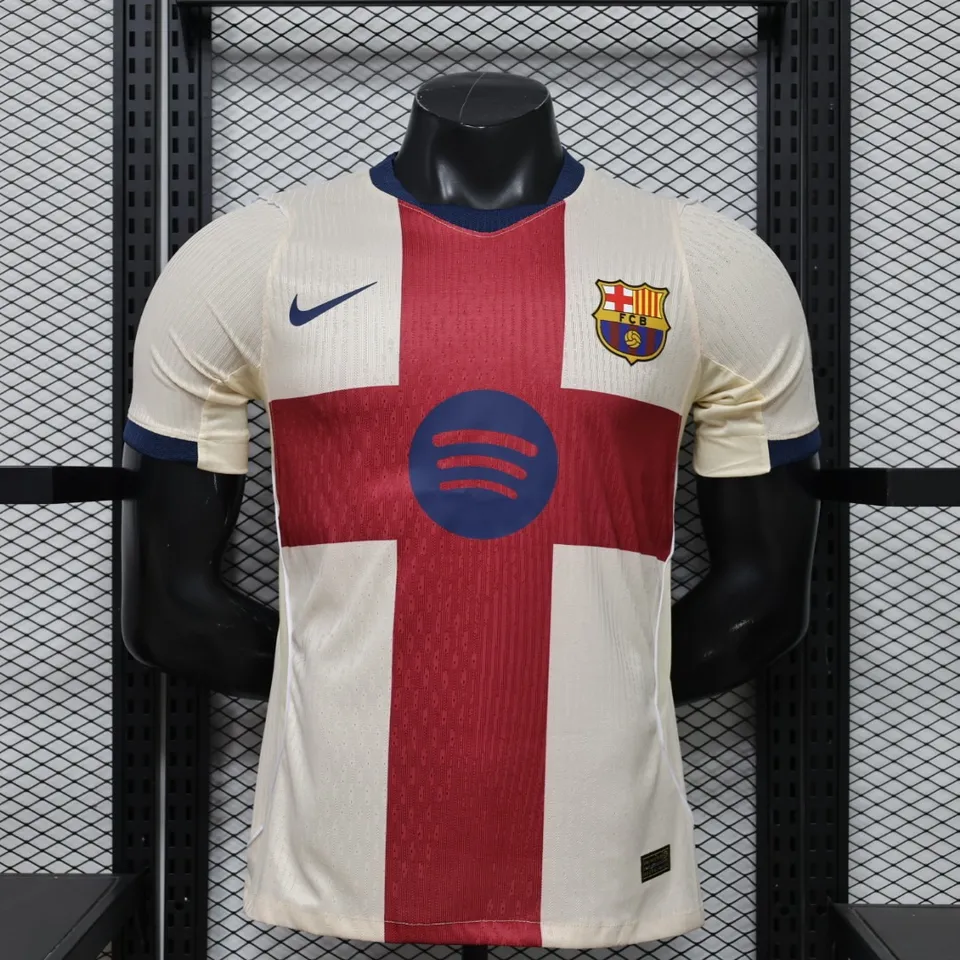 Tifoso Store Barcellona 2026/27 maglia crema Player croce