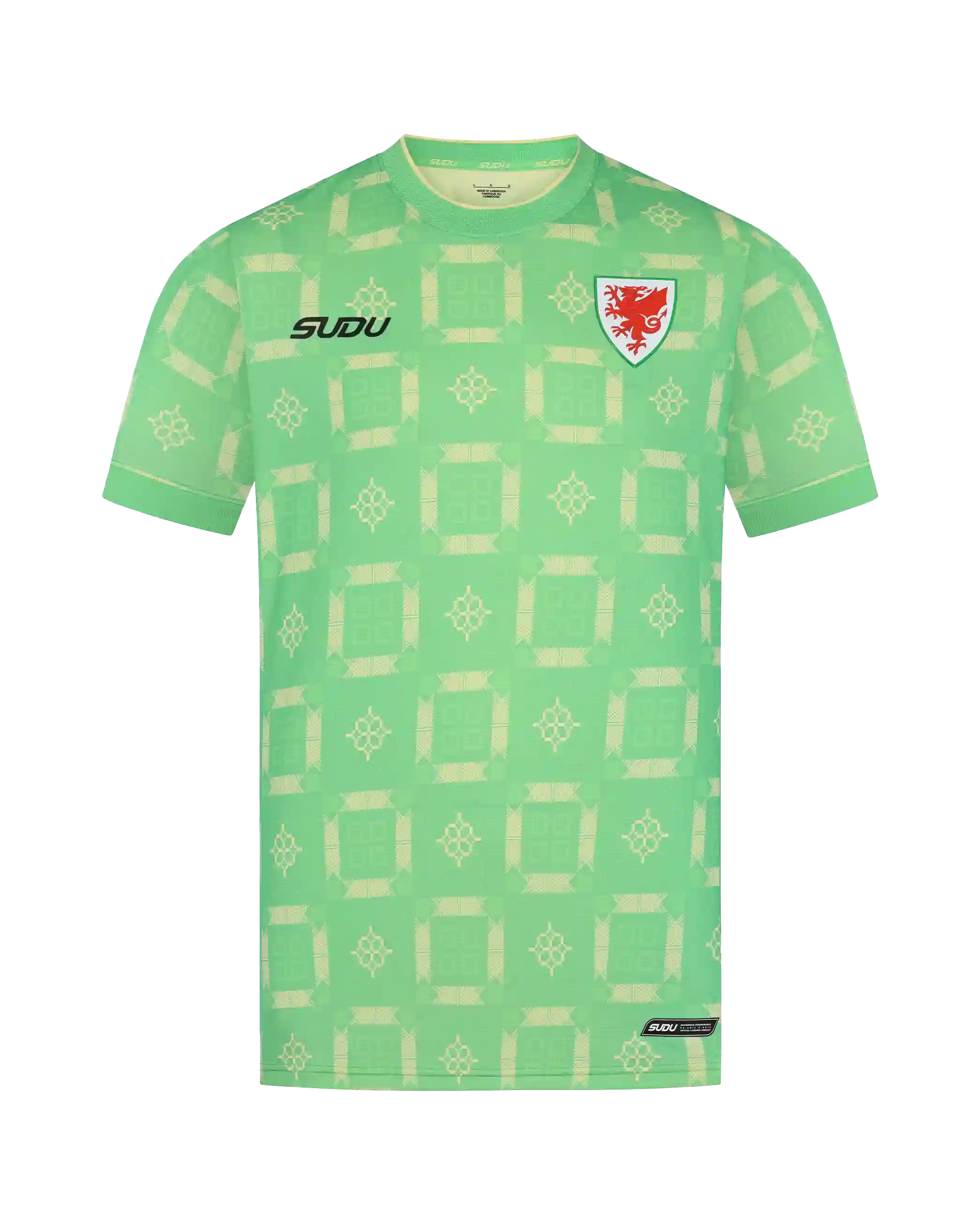 Wales SUDU 2026-27 maglia portiere junior verde taglia bimbo