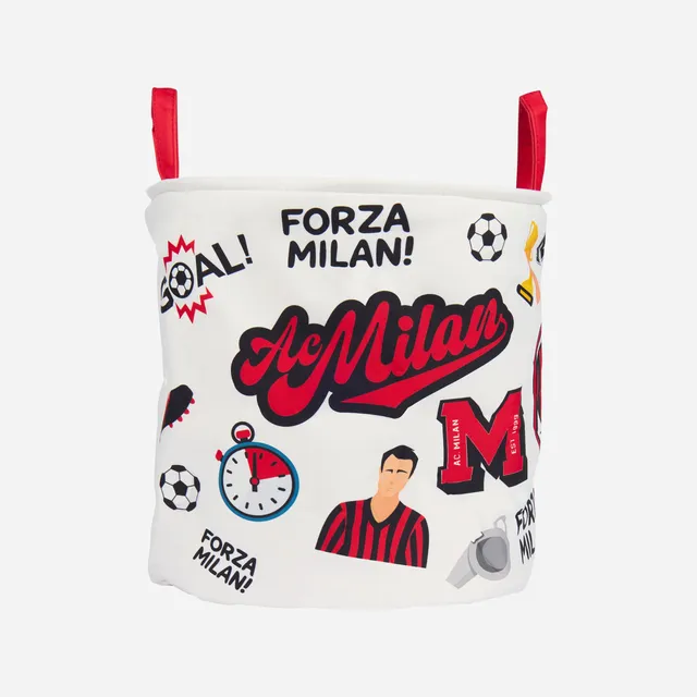 AC Milan Portagiochi Contenitore Giocattoli 32x30 cm