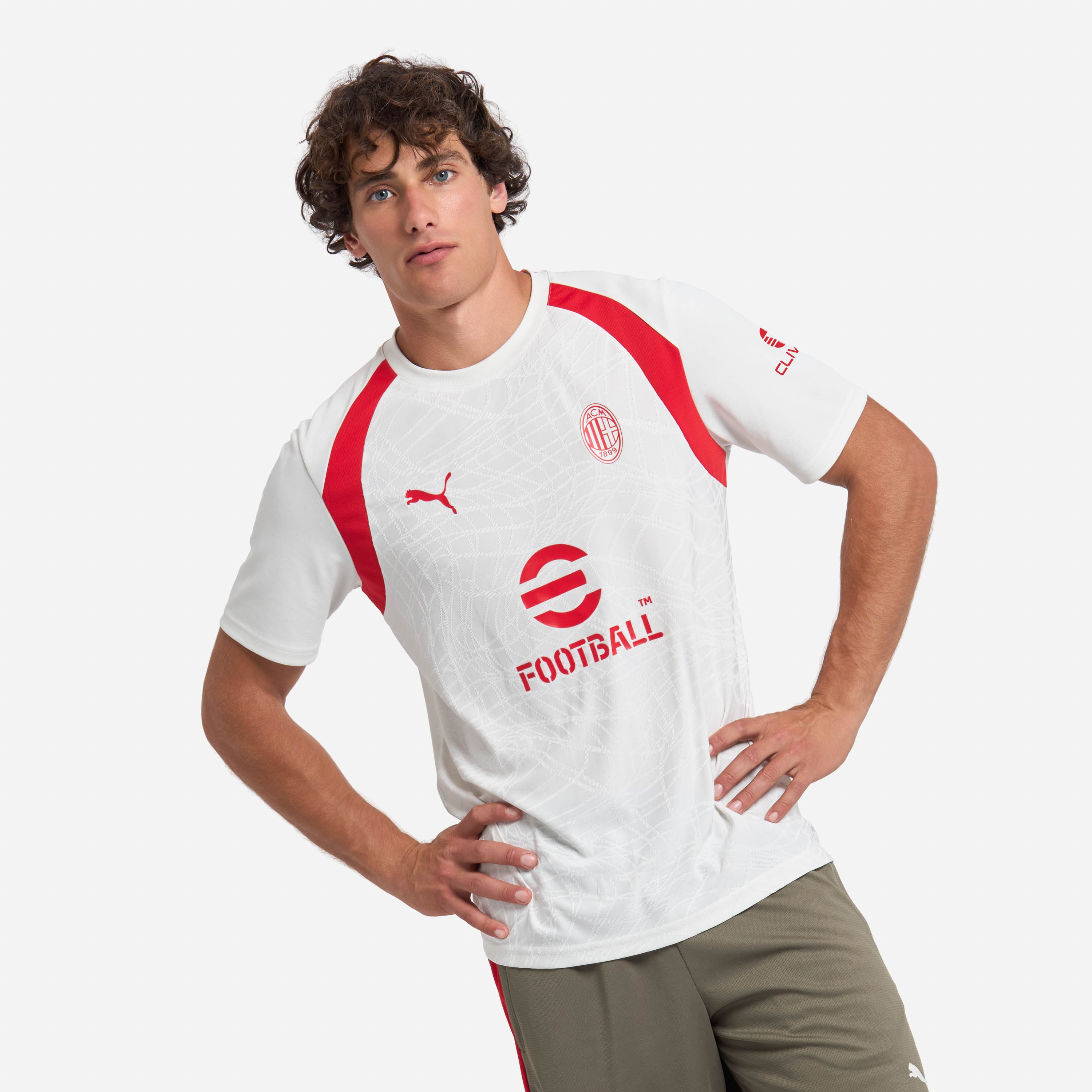 AC Milan Allenamento Training 2026/27 Maglia Bianca M