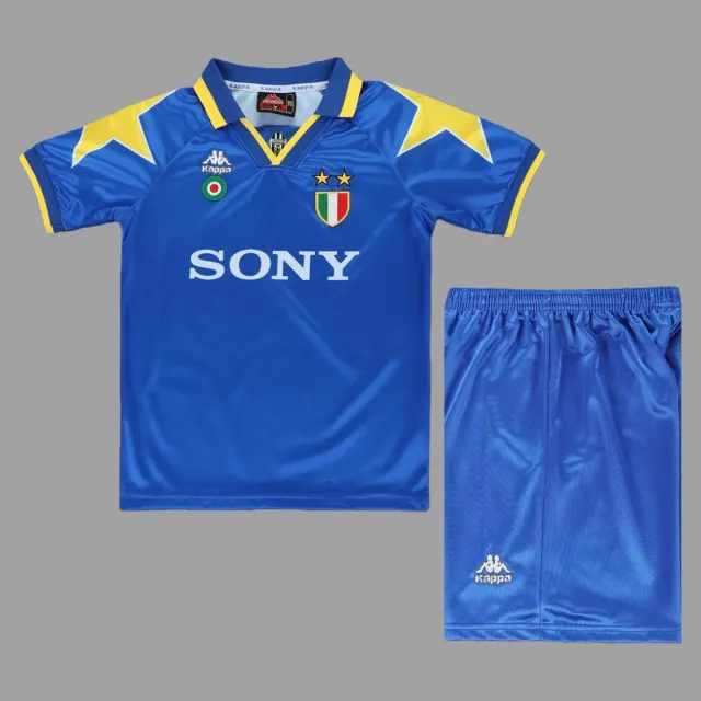 Tifoso Store Juventus 1995/96 Completo Bambino Blu Away