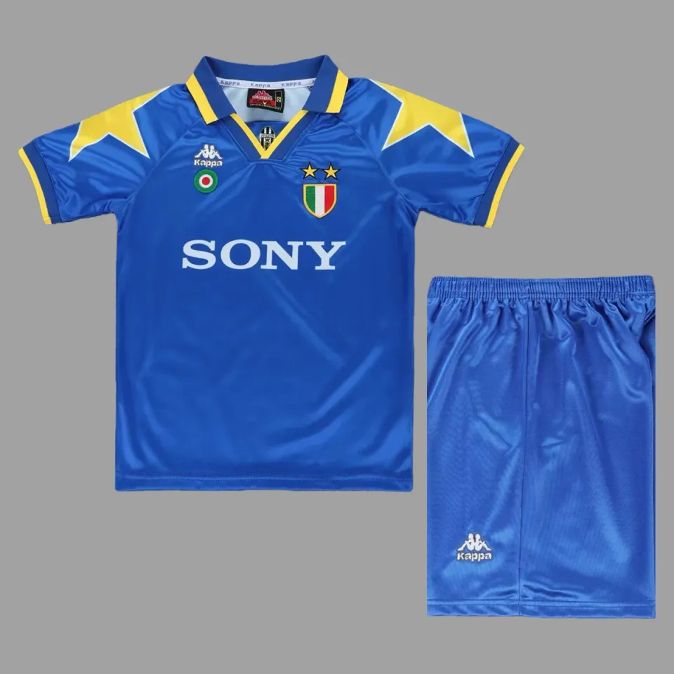 Tifoso Store Juventus 1995/96 Completo Bambino Blu Away