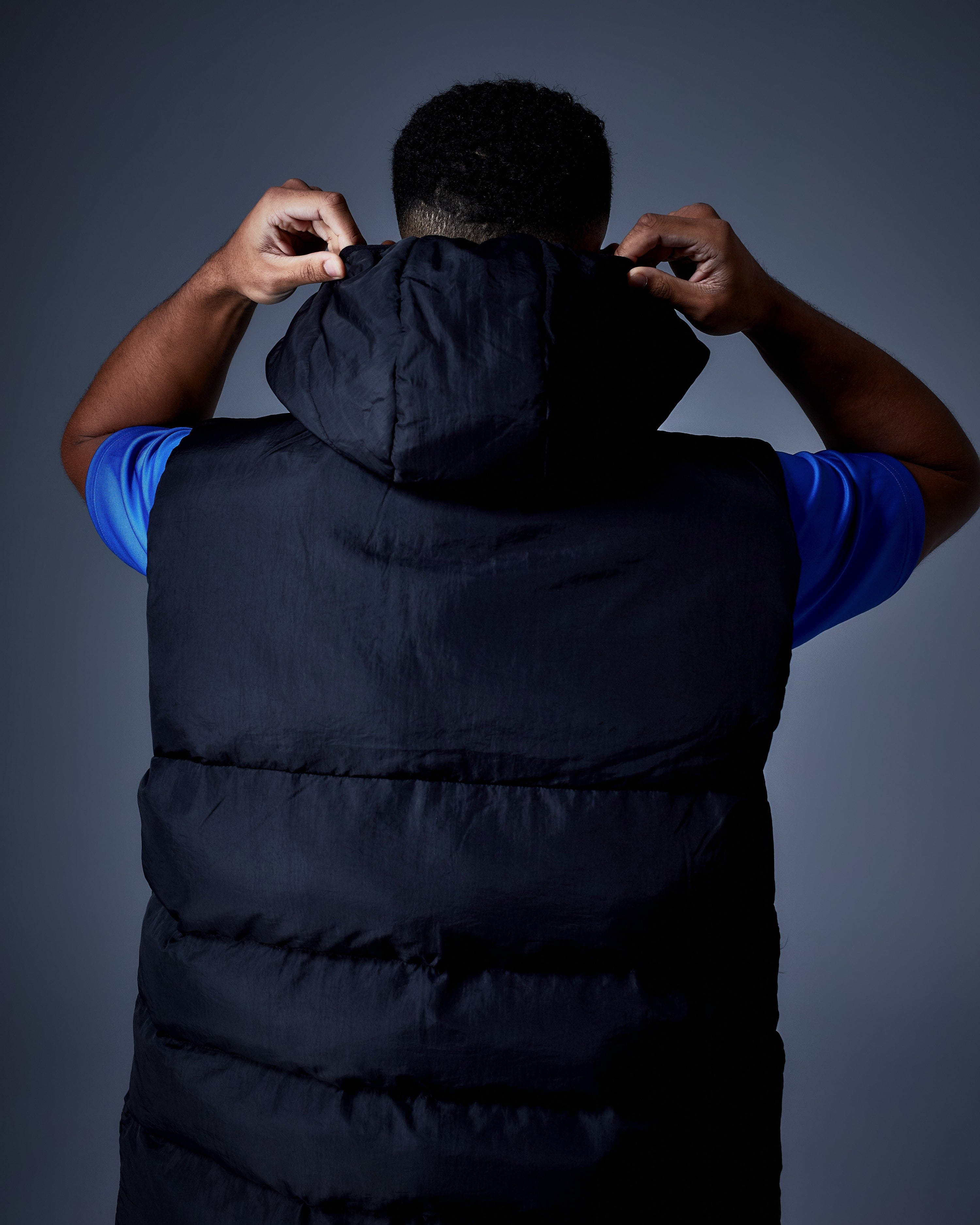 Wales SUDU Clothing gilet SPG 01 Play nero antipioggia