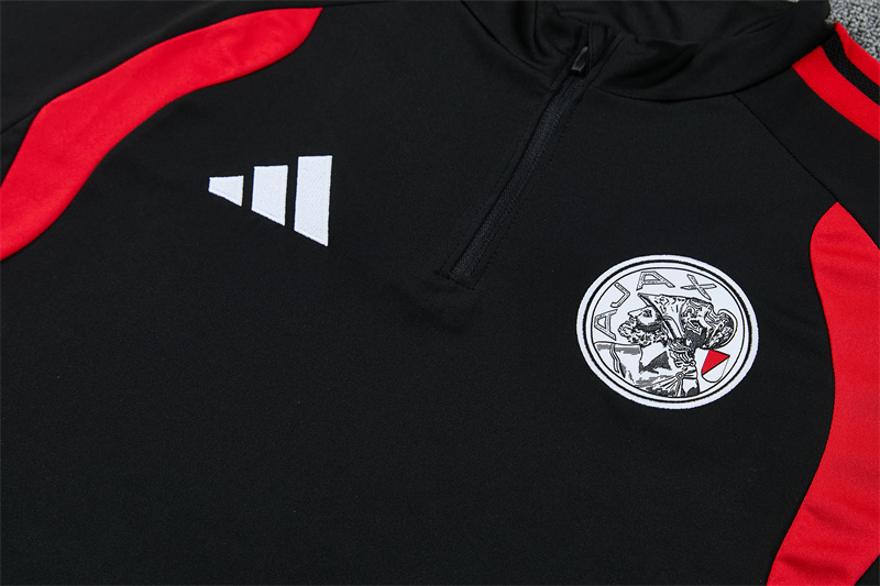 Ajax Tuta Allenamento 2026/27 tuta nera mezza zip