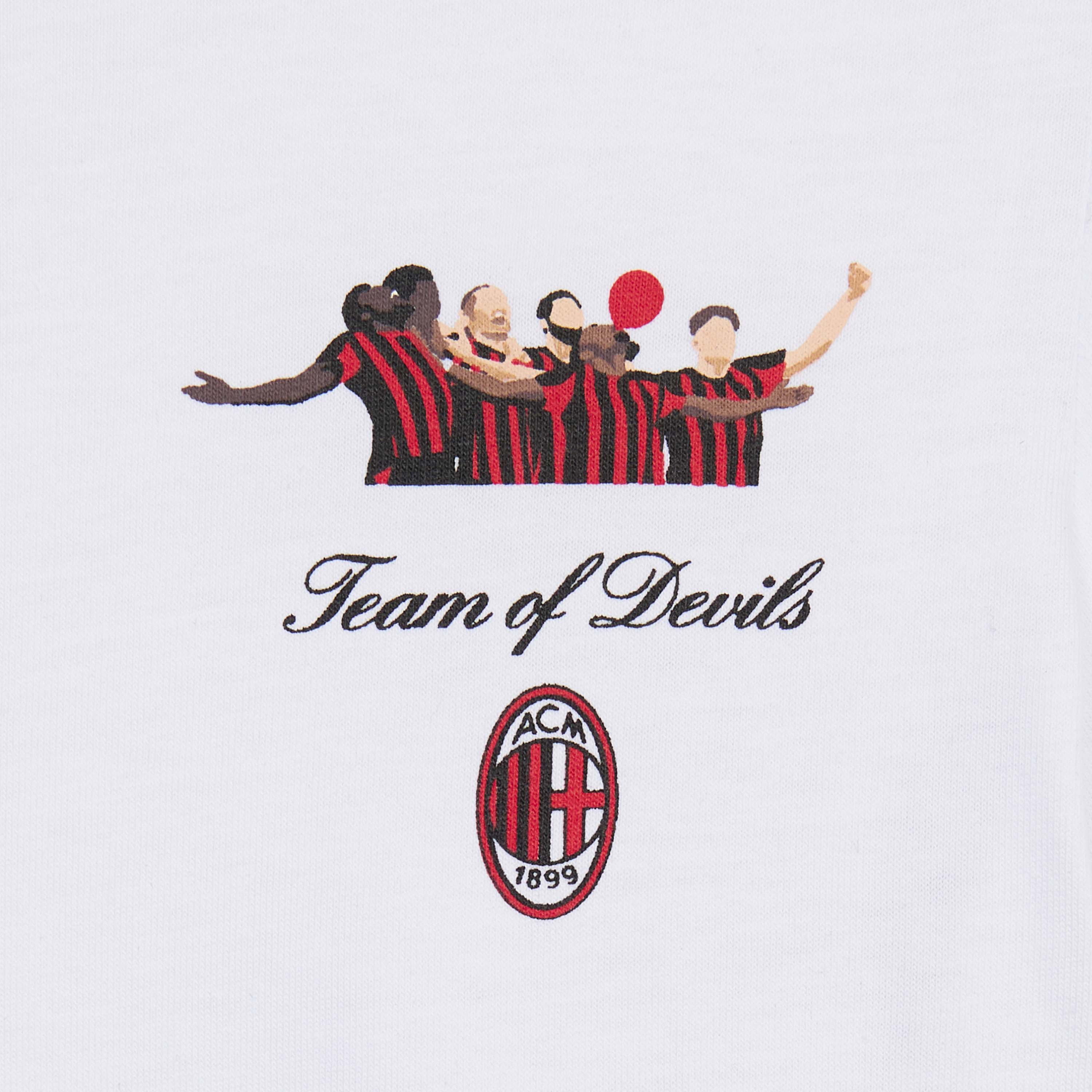 AC Milan Celebration maglietta bambino bianca 100% cotone