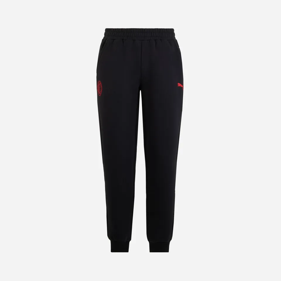 AC Milan Essential Pantaloni Tuta Uomo Neri Cotone