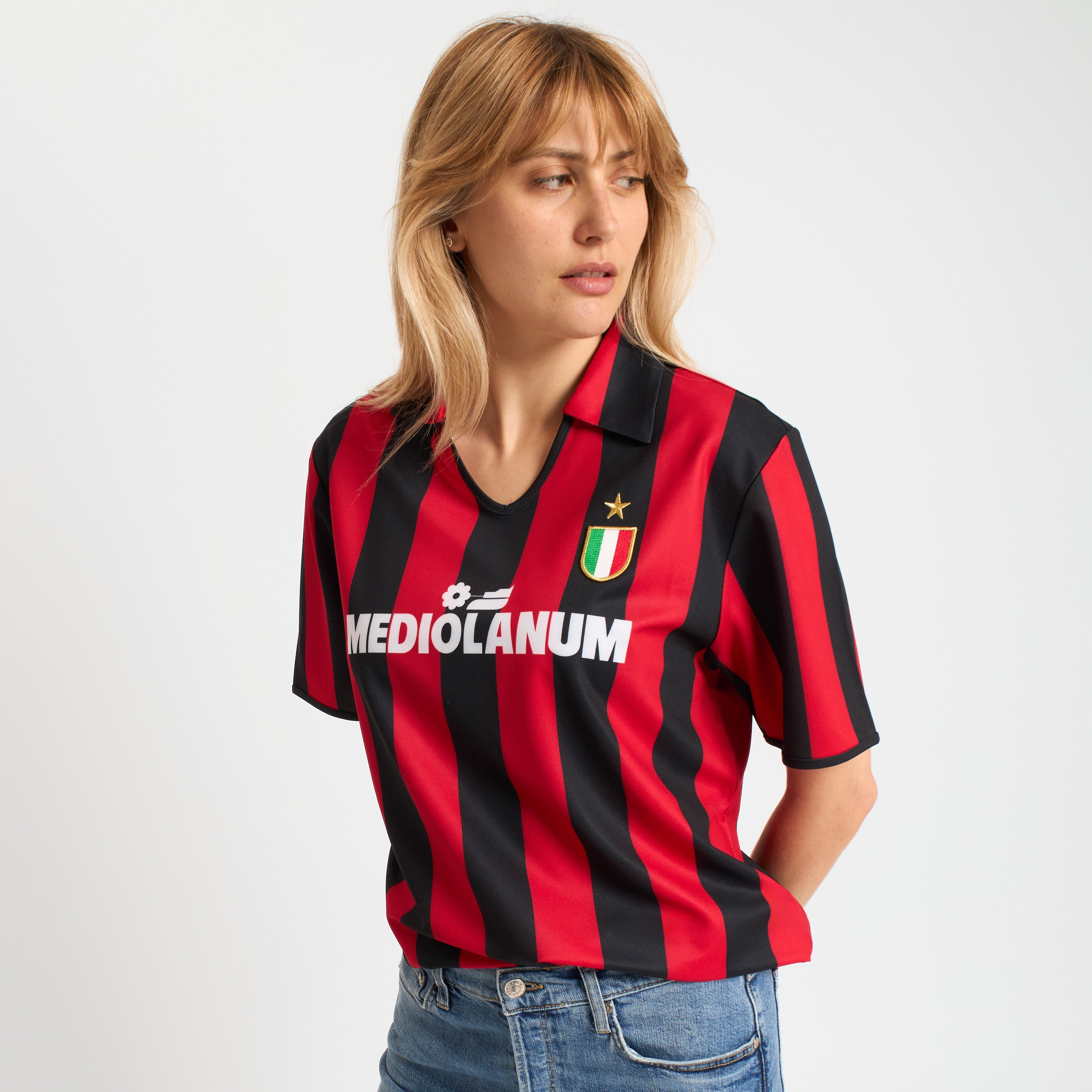 AC Milan Maglie Retro 1988/89 Maglia Home Uomo Rossonera