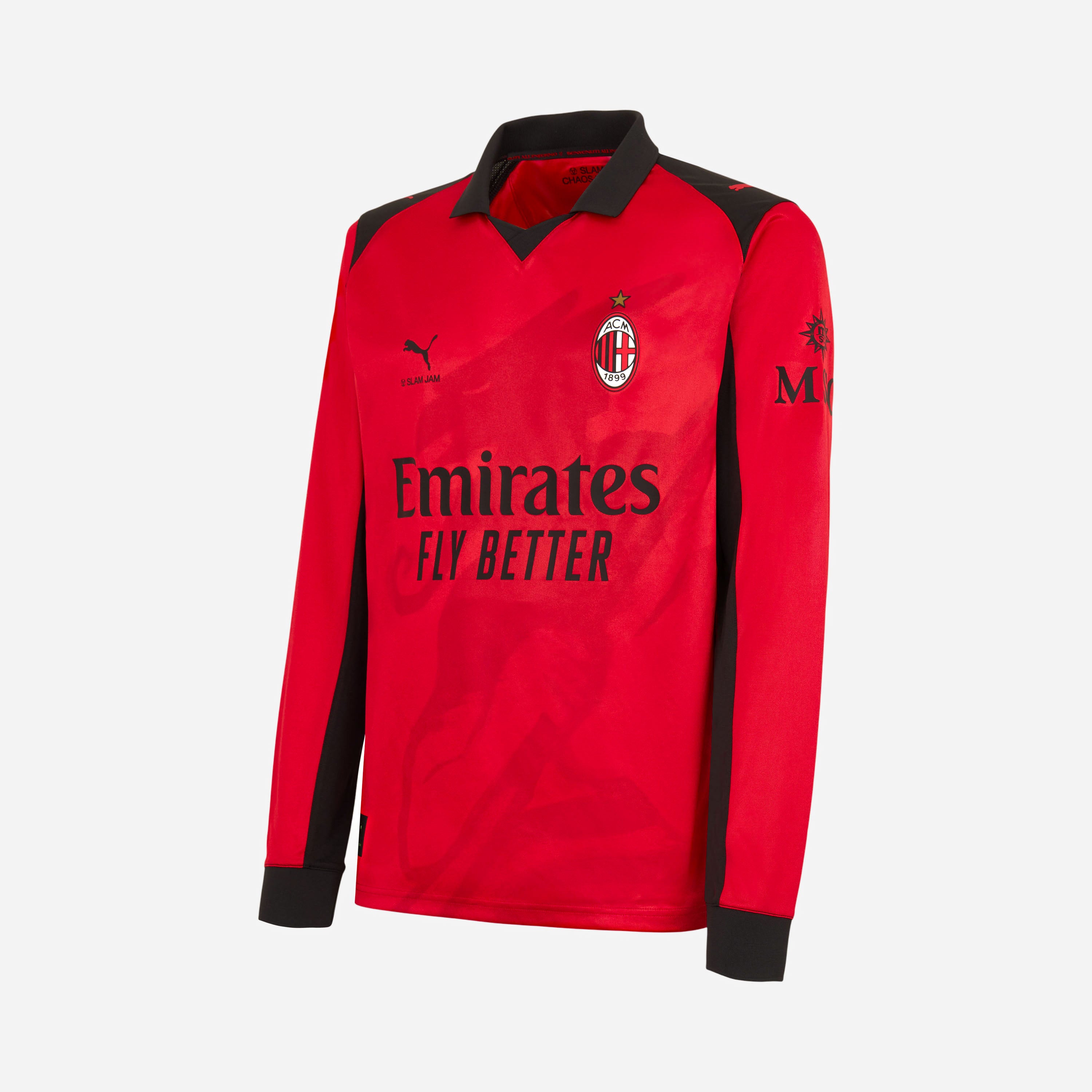 Puma x AC Milan x Slam Jam maglia gara rossa manica lunga