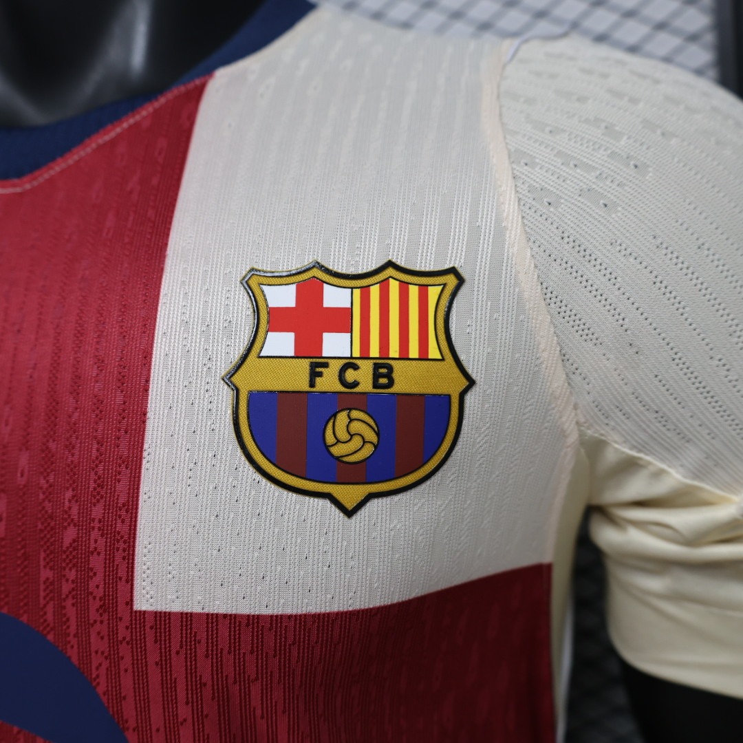 Tifoso Store Barcellona 2026/27 maglia crema Player croce