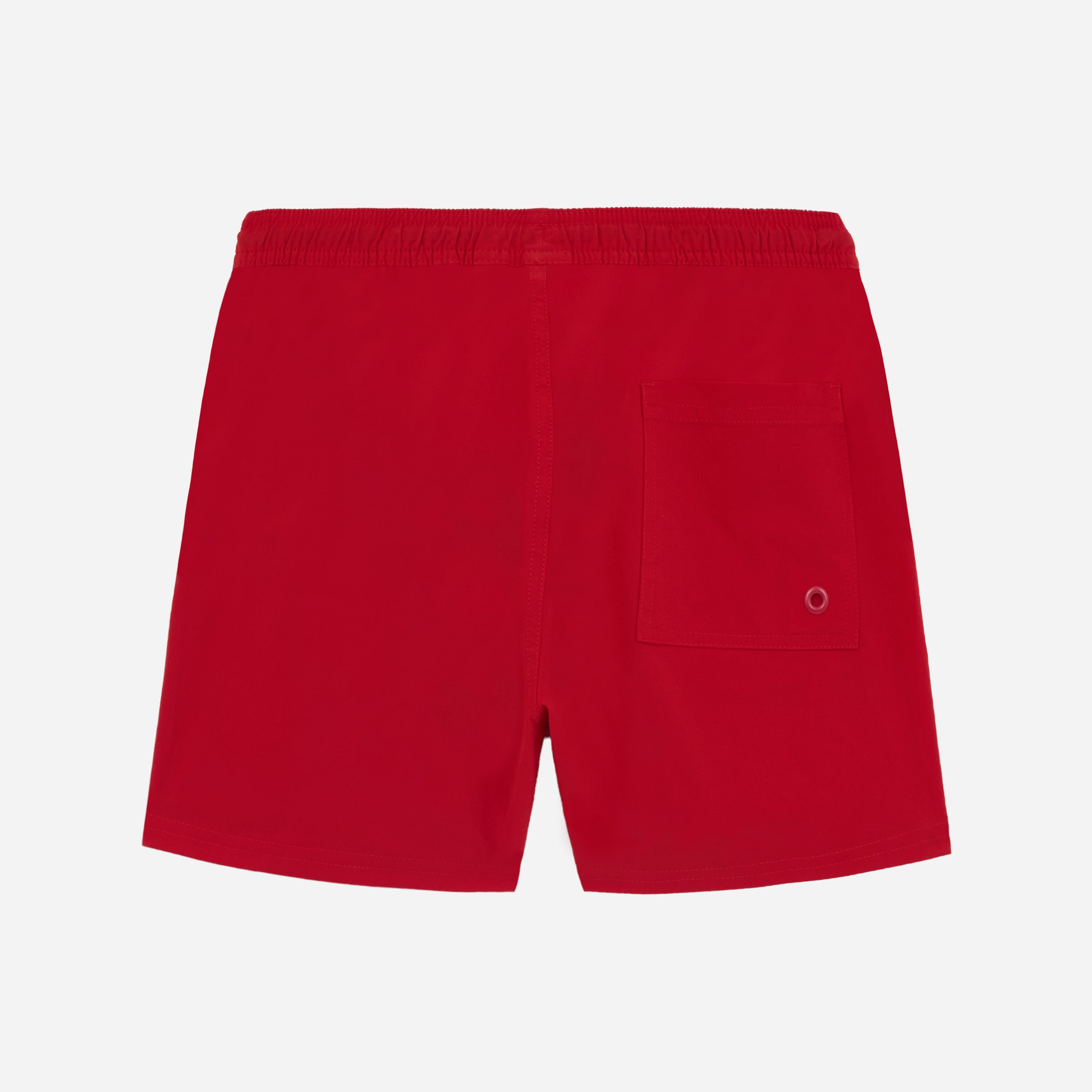 AC Milan Costume Mare Bambino shorts rossi con logo silicone