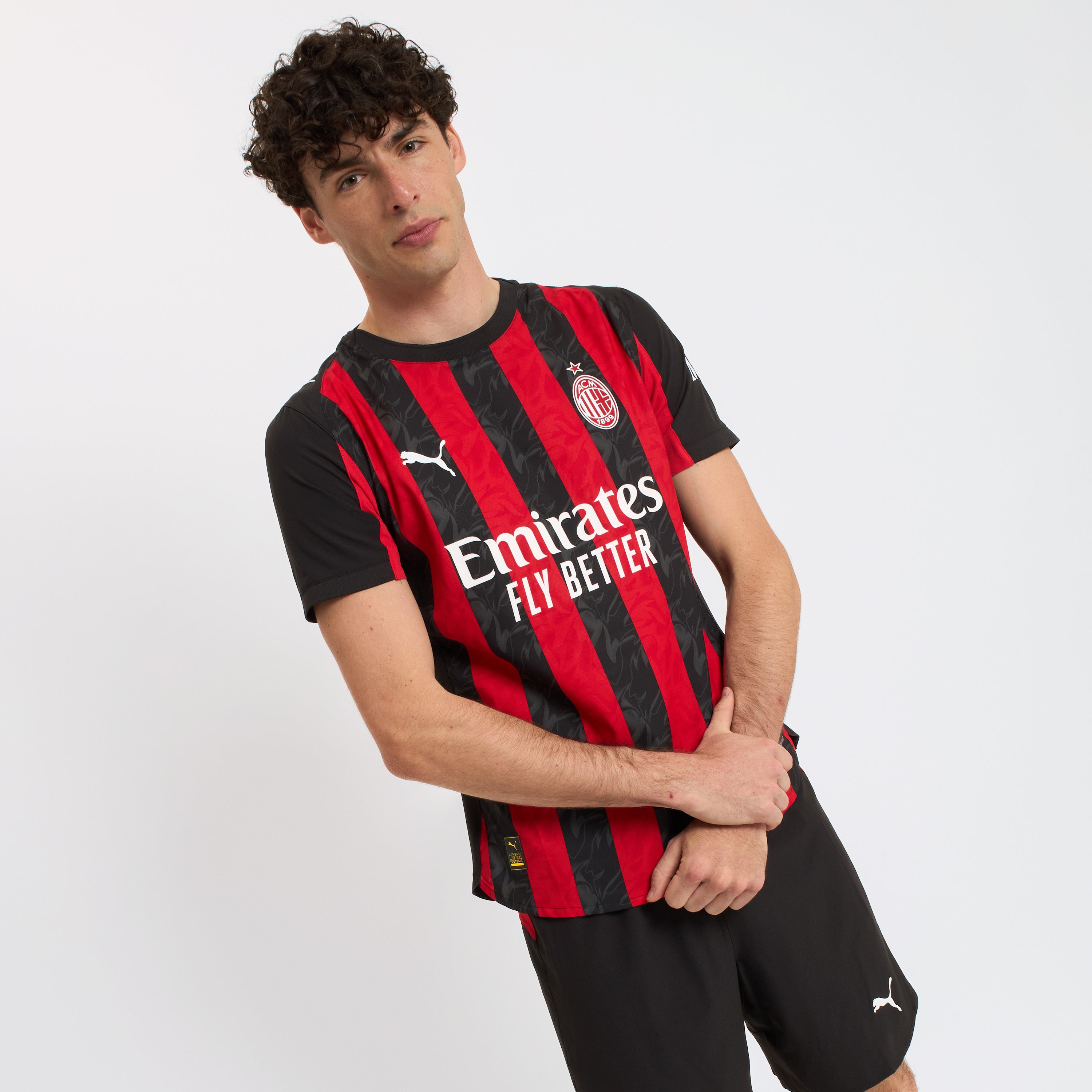 AC Milan Home Authentic 2025/26 maglia uomo rossonera