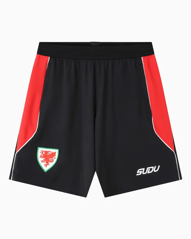 Wales Training SUDU 2026-28 Players pantaloncini casa rossi