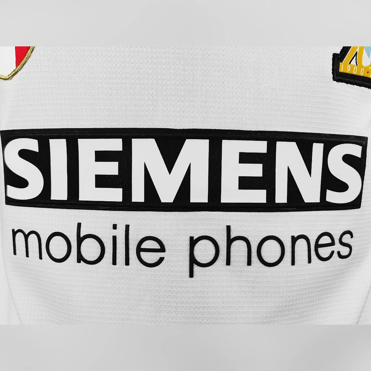 Lazio Seconda Maglia 2000/01 Siemens Retro maglia bianca S-XXL