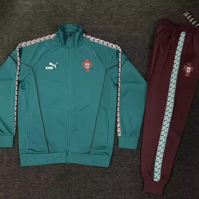 Portogallo 2026/27 Tuta Verde Full Zip giacca + pantaloni