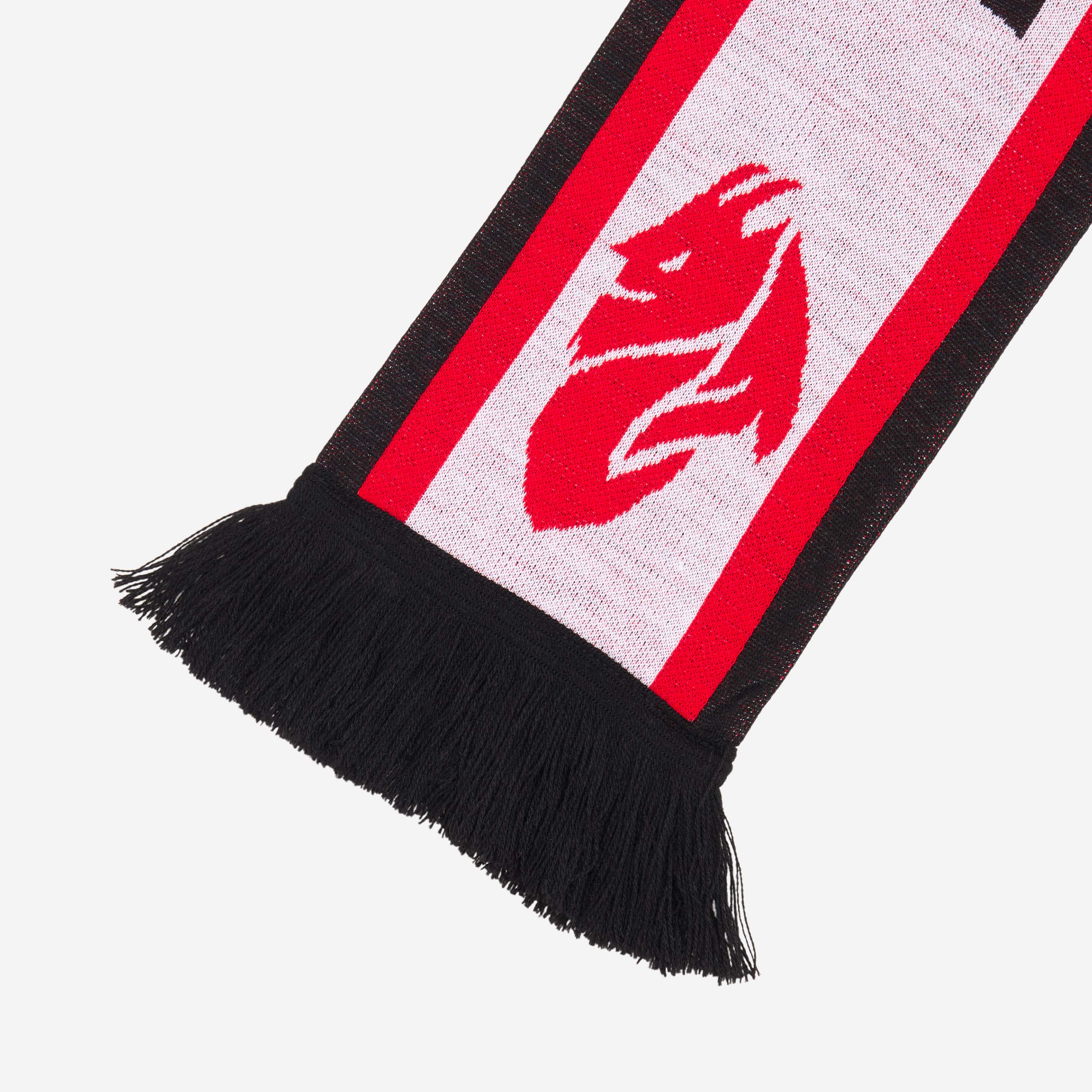 AC Milan Forza Milan sciarpa stadio bianca unisex