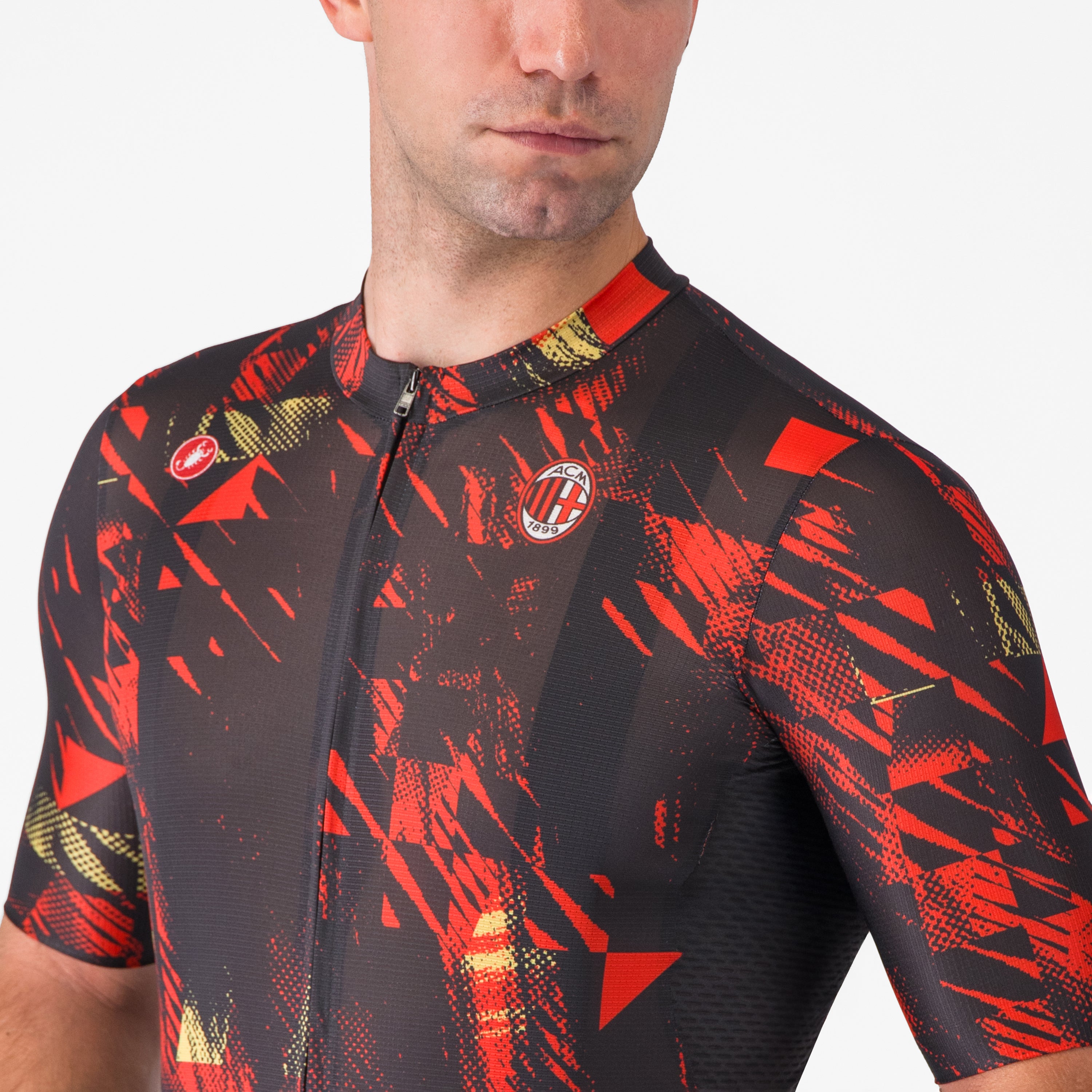 Castelli X AC Milan maglia ciclismo nera