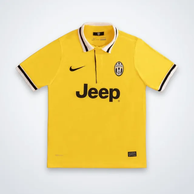 Juventus Away 2013/14 maglia gialla retro