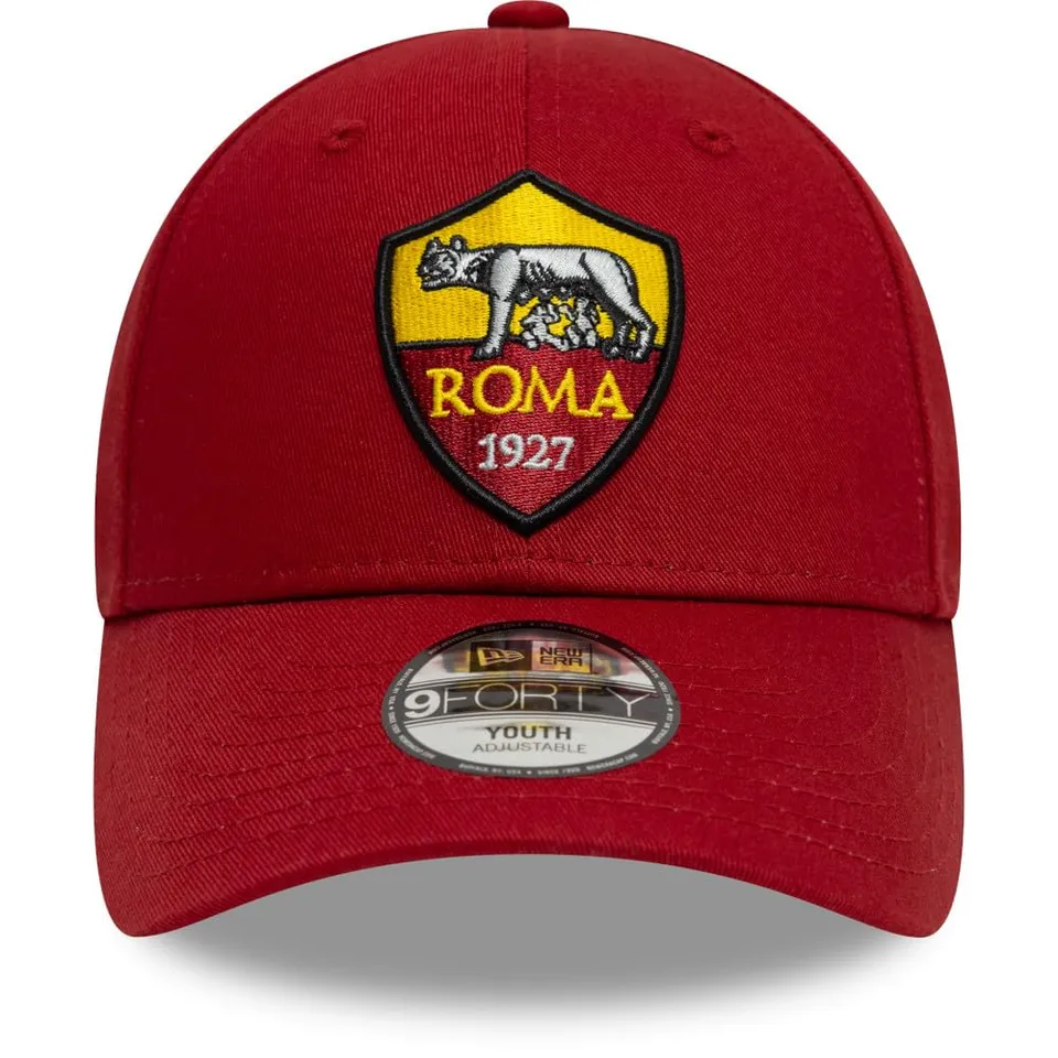 Roma Fanshop Cotton 9FORTY Kids cappello bambino rosso