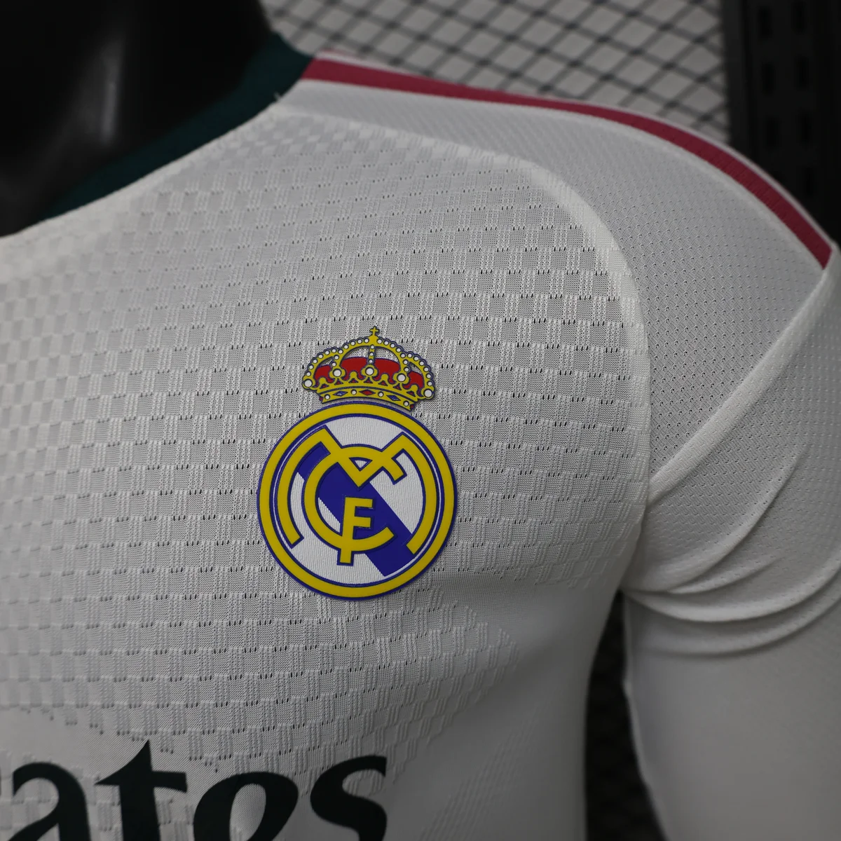Real Madrid 2026/27 prima maglia maniche lunghe player Bianca