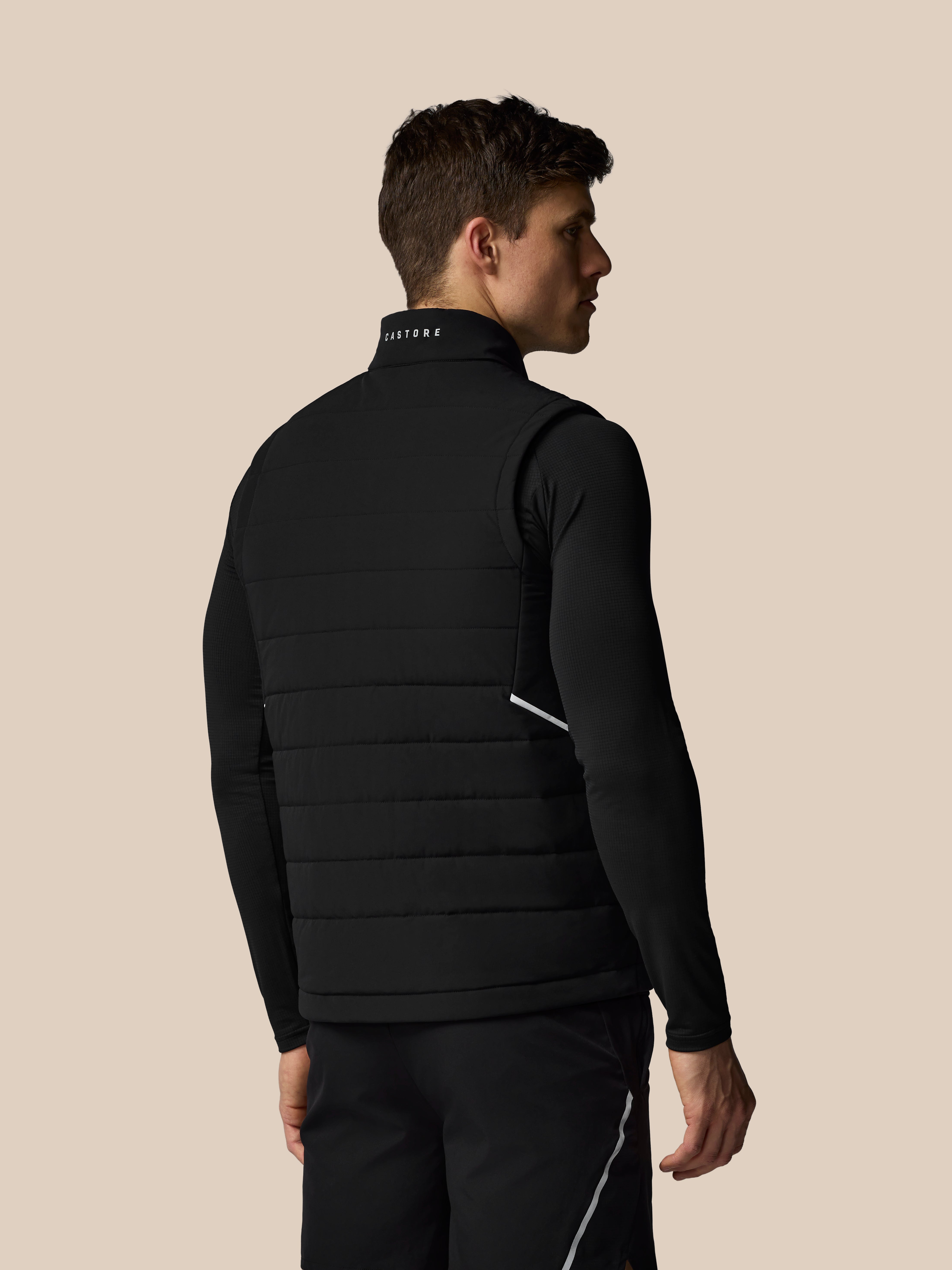 Twente Castore Apex Gilet Training Nero M Smanicato Uomo