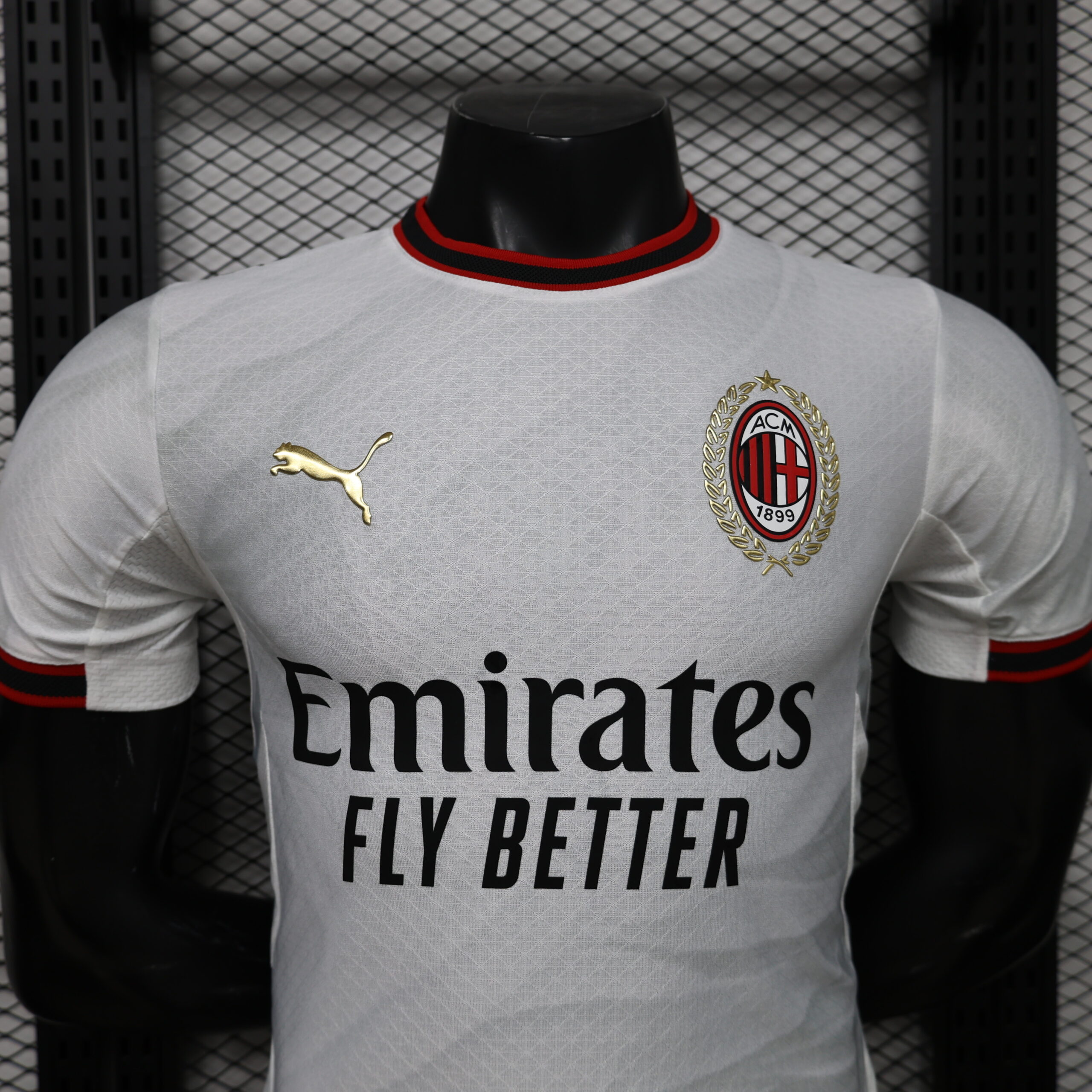 Tifoso Store Player Version Milan Away 2026/27 maglia bianca oro