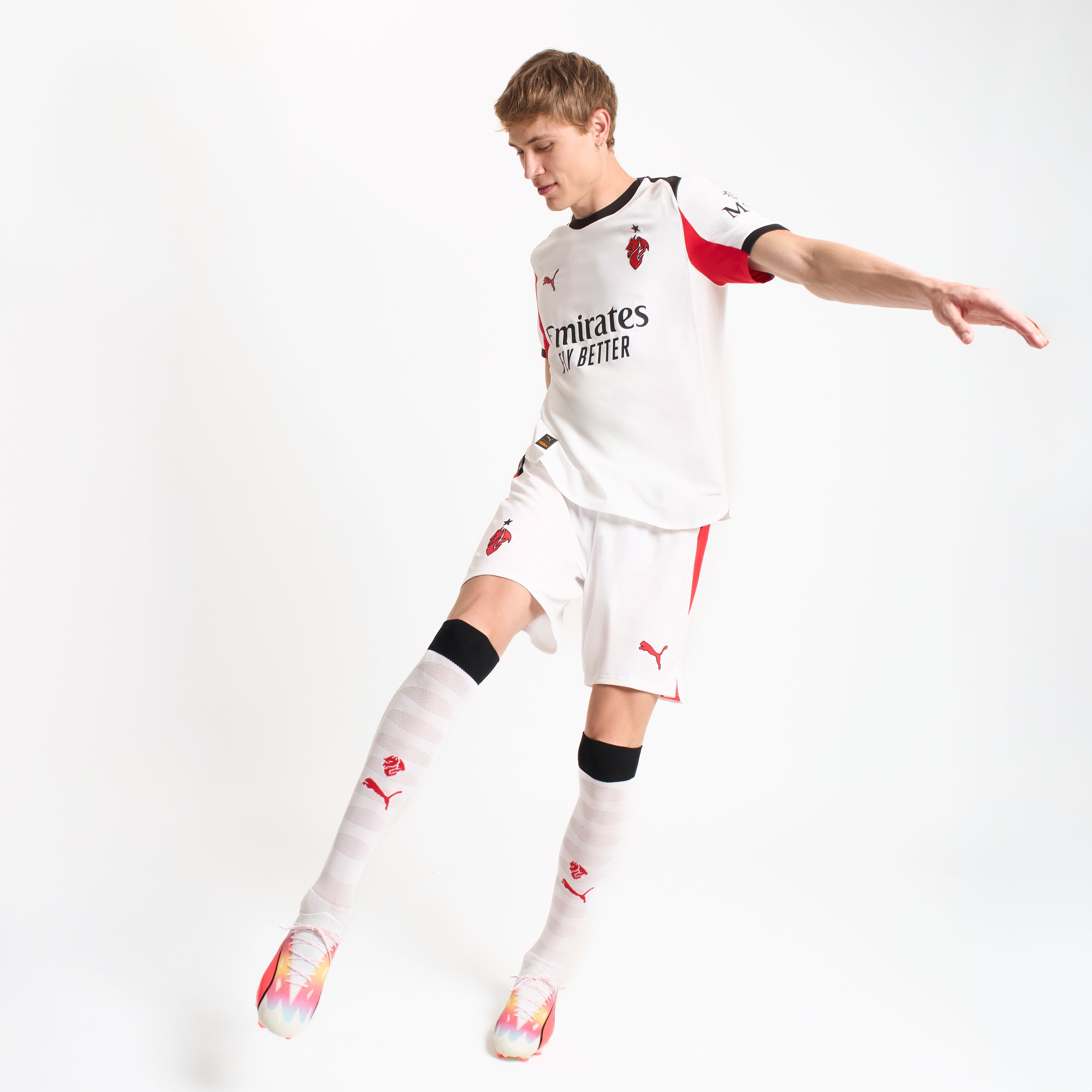 AC Milan Kit Gara Away Authentic 2025/26 maglia uomo leggera