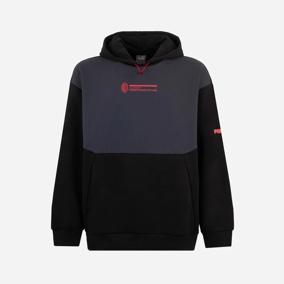 AC Milan Felpe Football Culture hoodie zip uomo con cappuccio