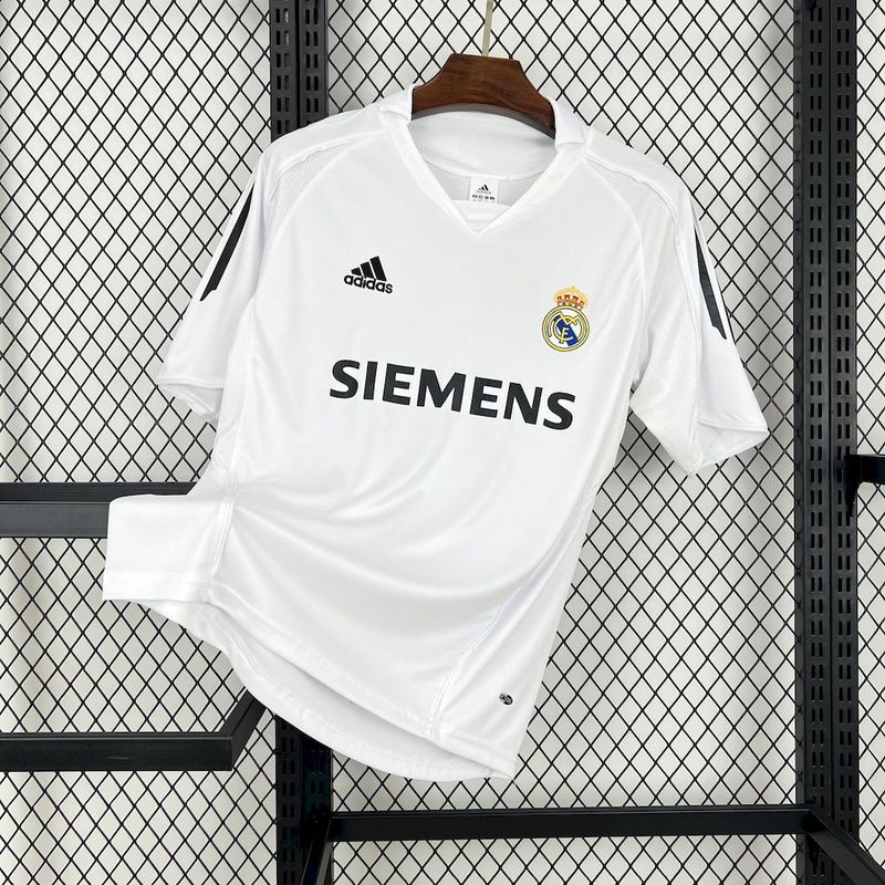 Tifoso Store Maglie da Calcio Maglia Real Madrid 2005/06 Bianca Retro
