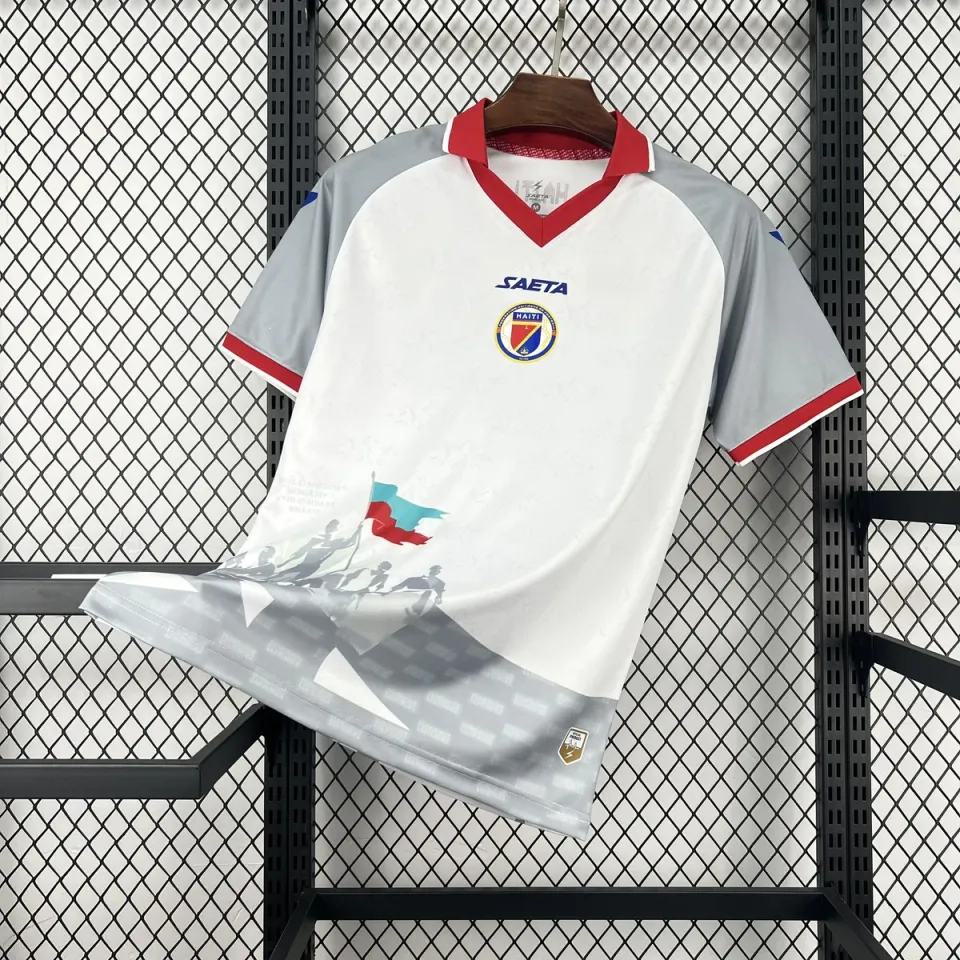 Tifoso Store Haiti Mondiale 2026 seconda maglia calcio bianca
